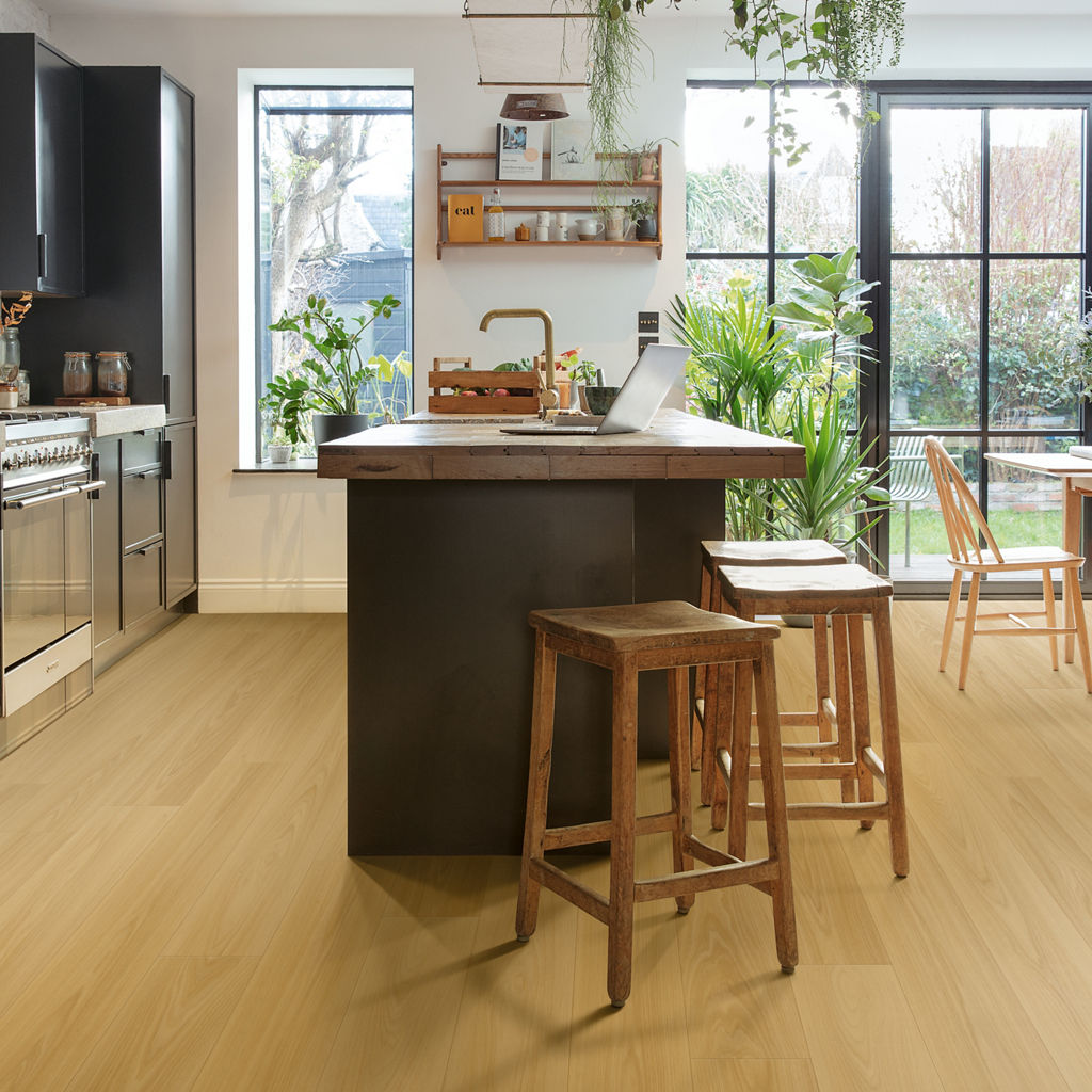 Carvalho Biscoito Marrom Smart Quick Step Piso laminado - valor do m²