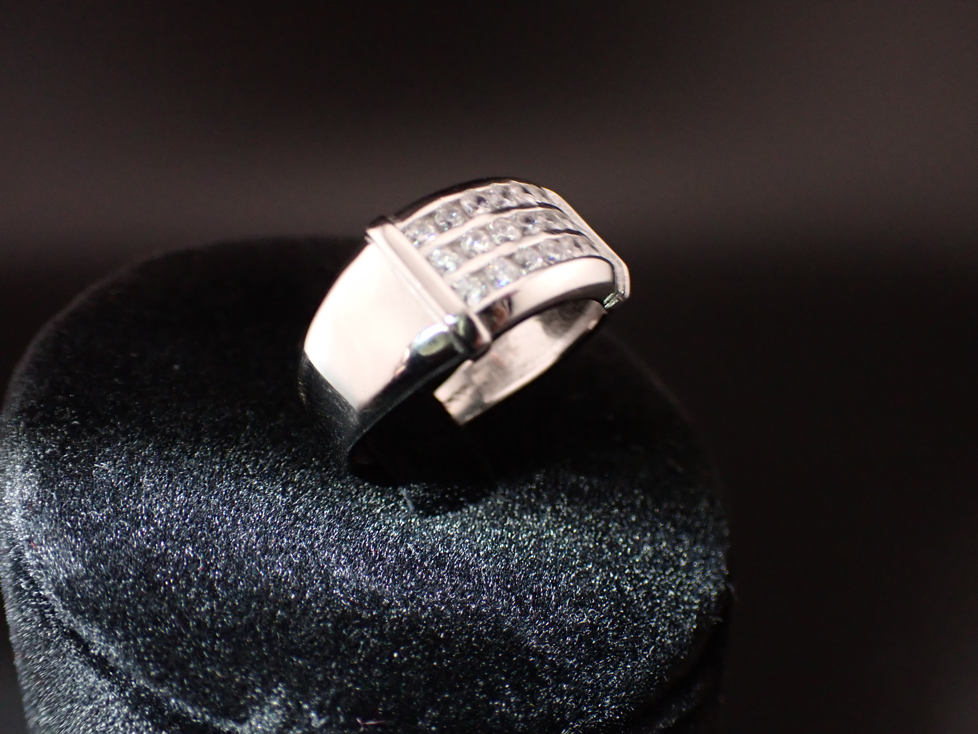 Silver Ring with Stones