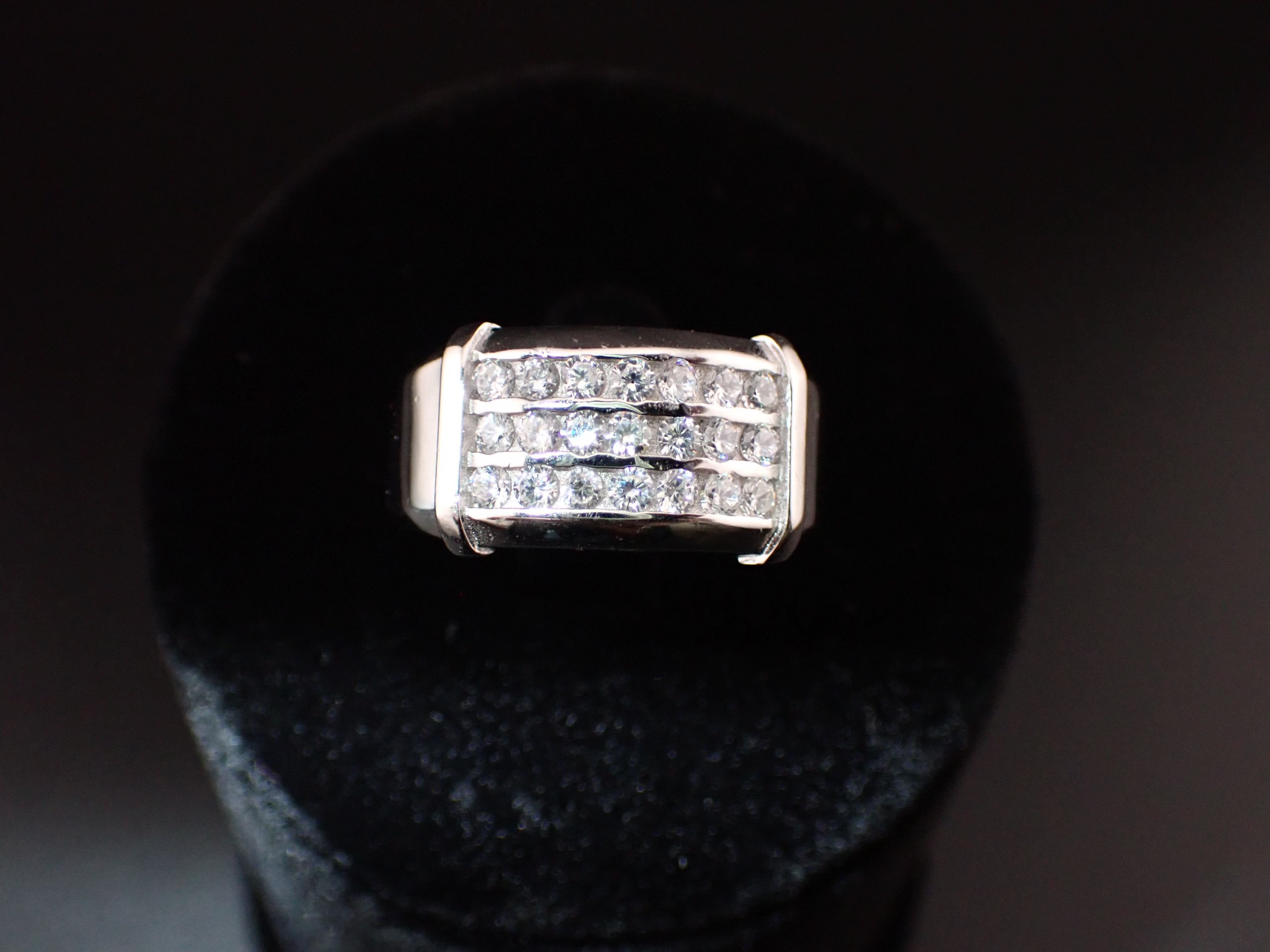 Silver Ring with Stones