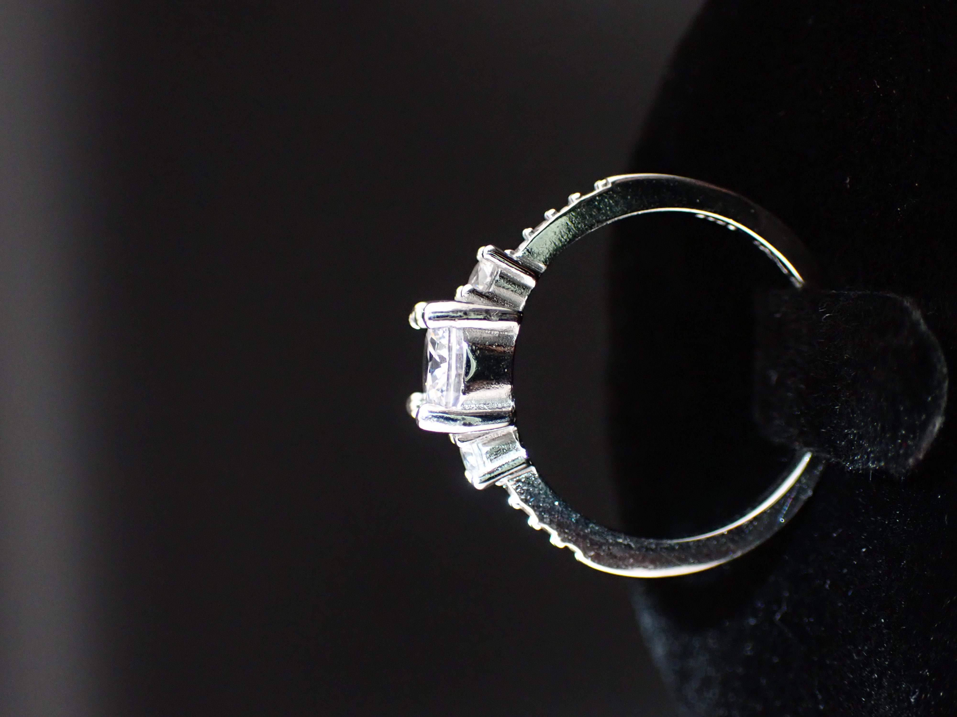 Silver Engagement Ring