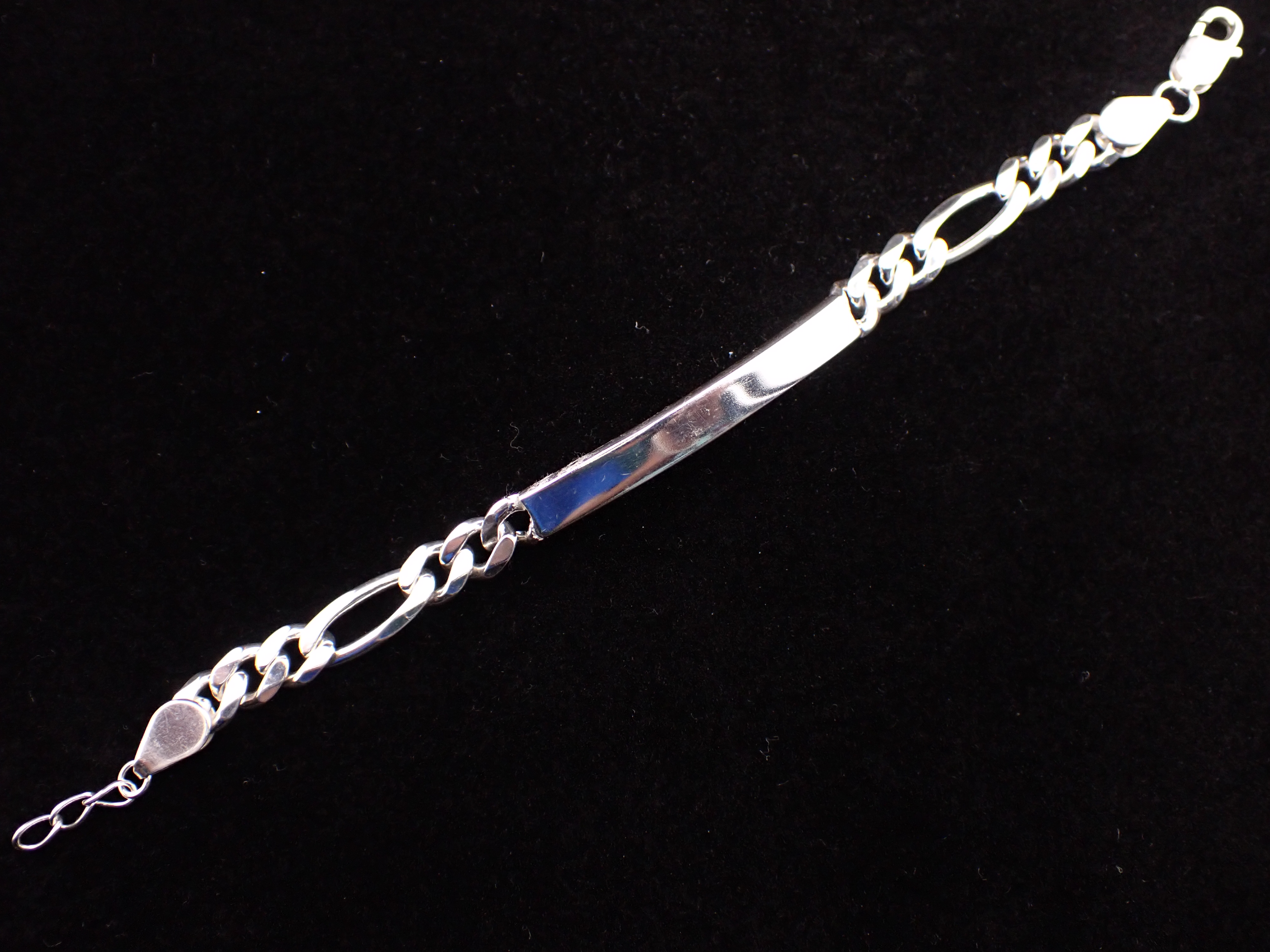 Child's Silver ID Bracelet