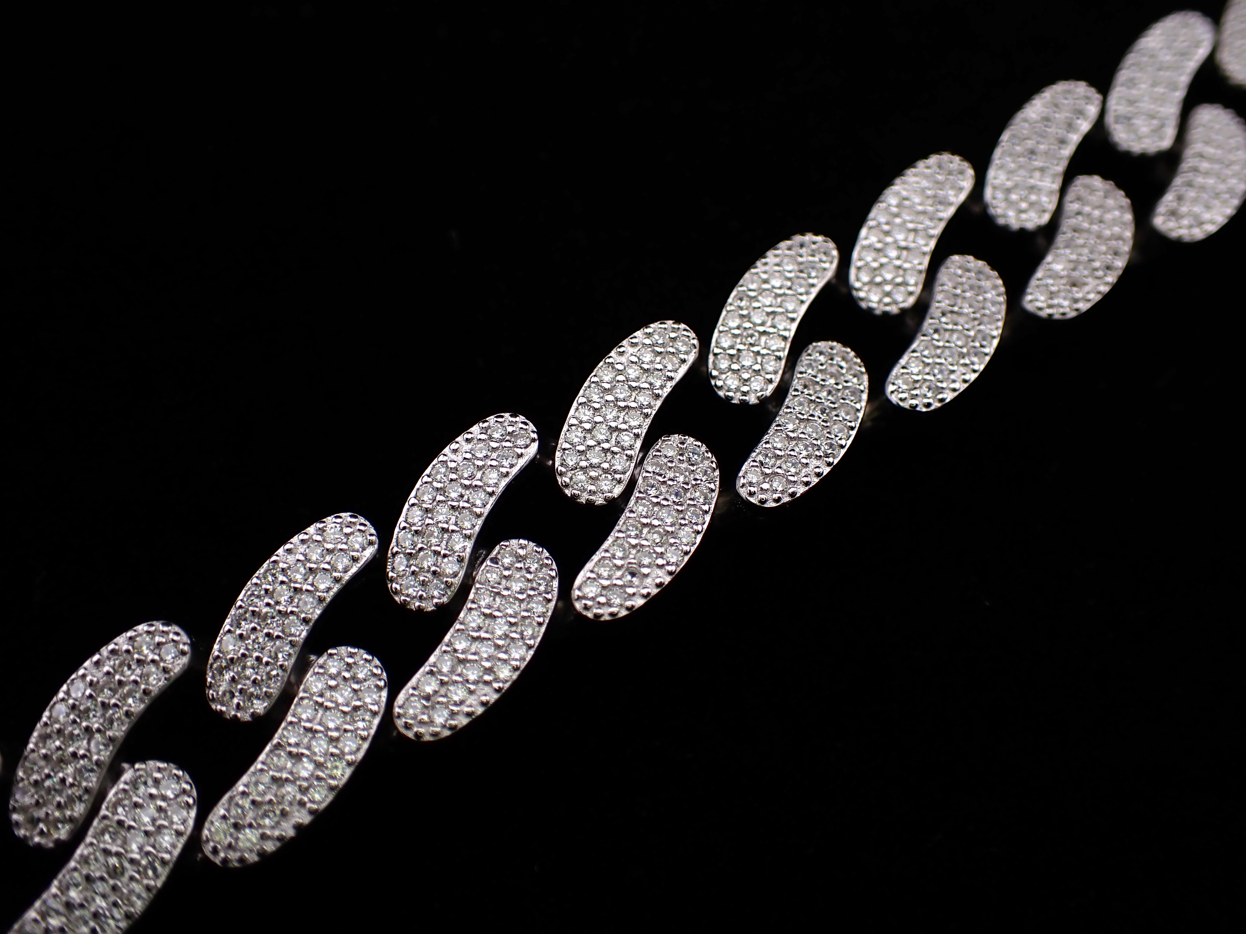 Iced Out Cuban Link Bracelet