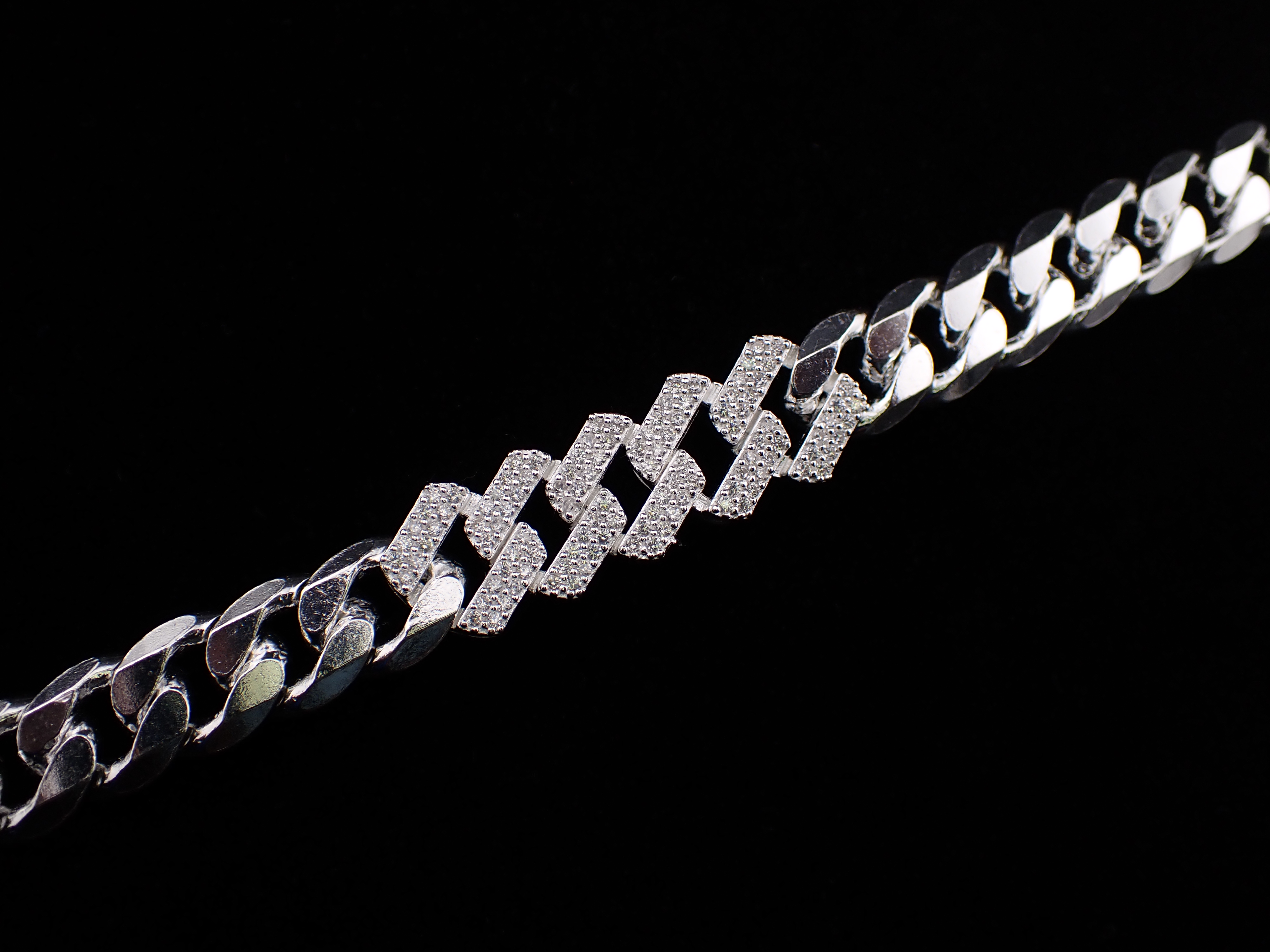 Silver Curb Chain Bracelet