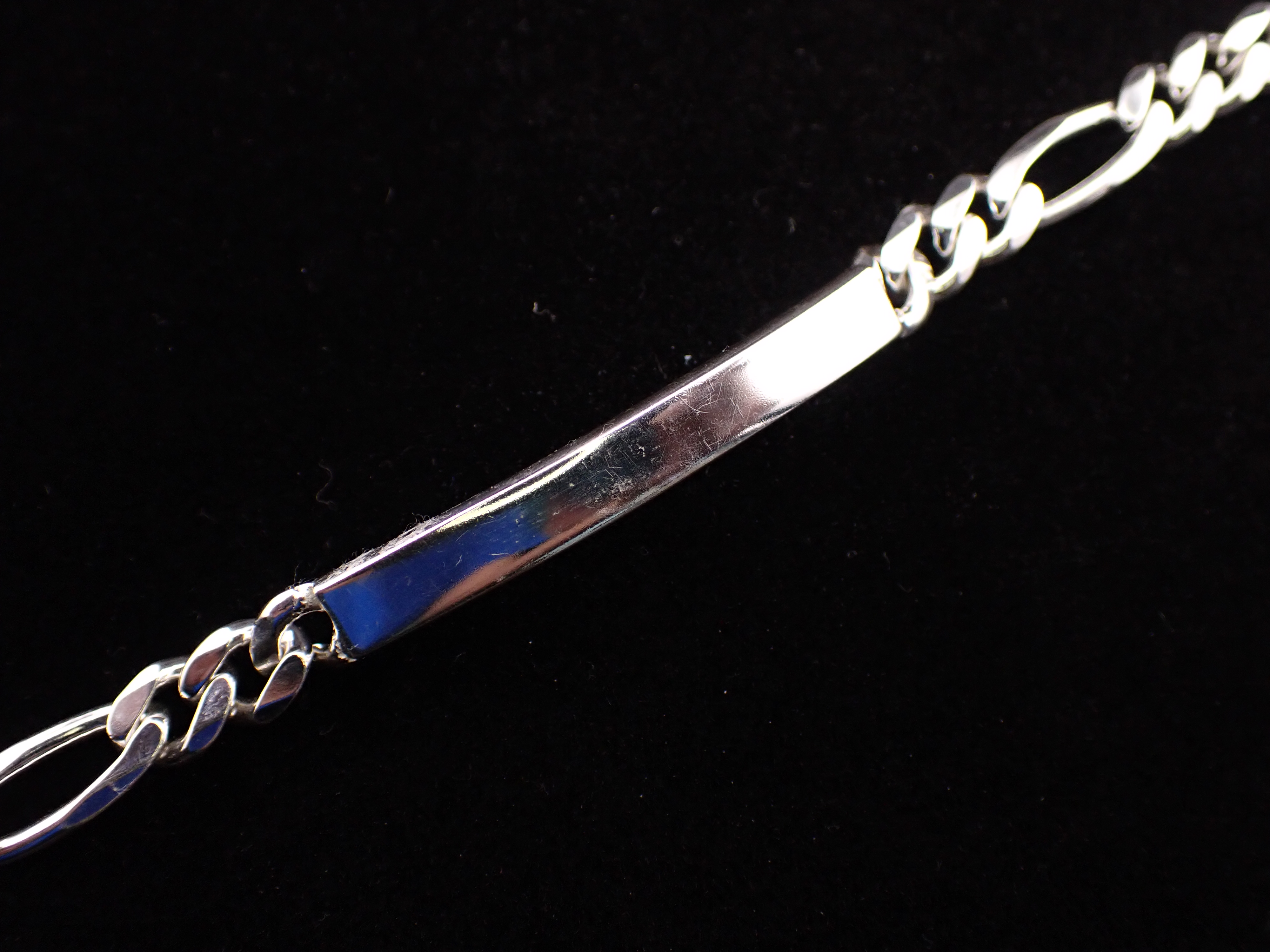 Child's Silver ID Bracelet