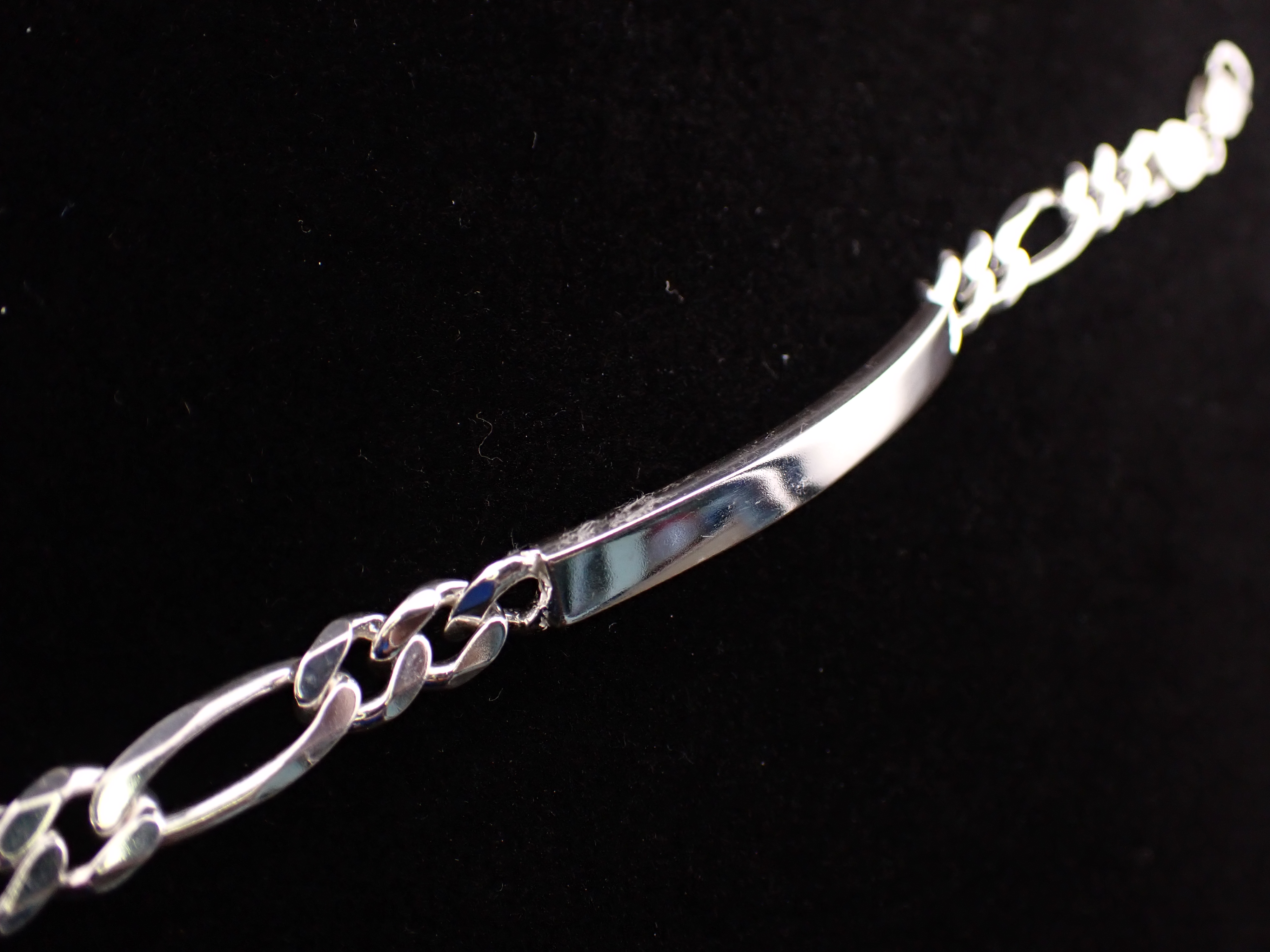 Child's Silver ID Bracelet