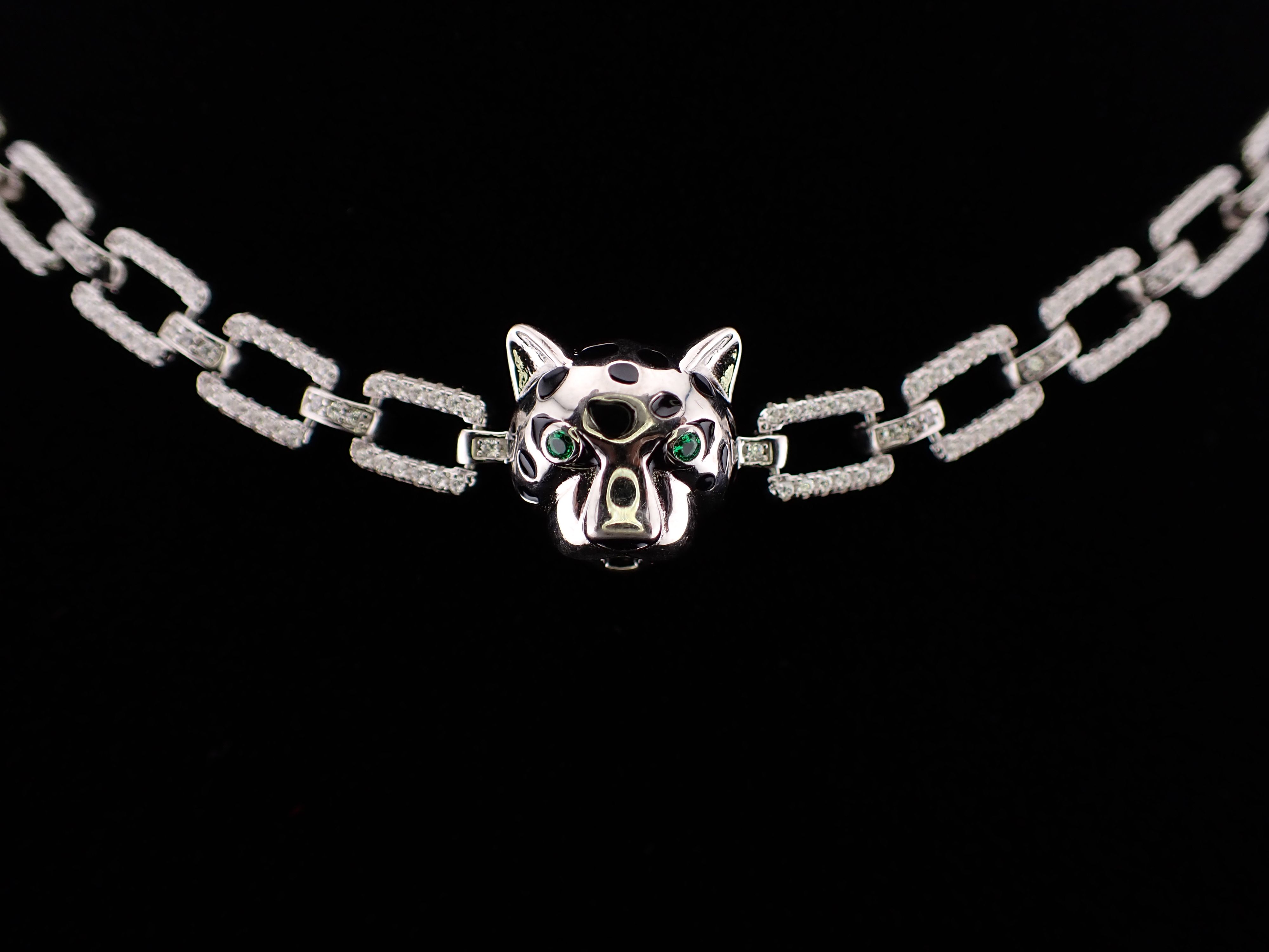 Panther Head Jewelry Set