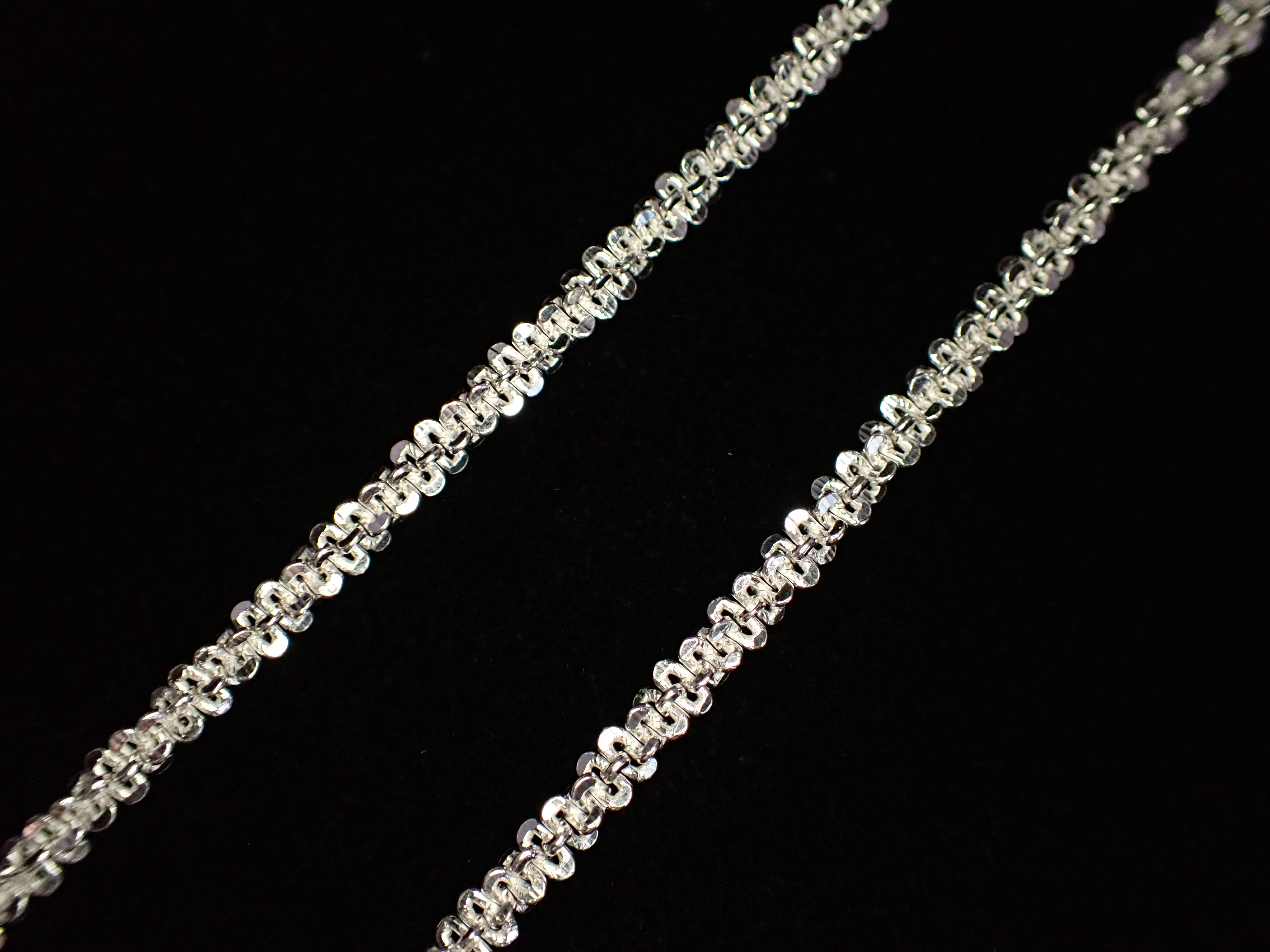 Sterling Silver Byzantine Chain Necklace