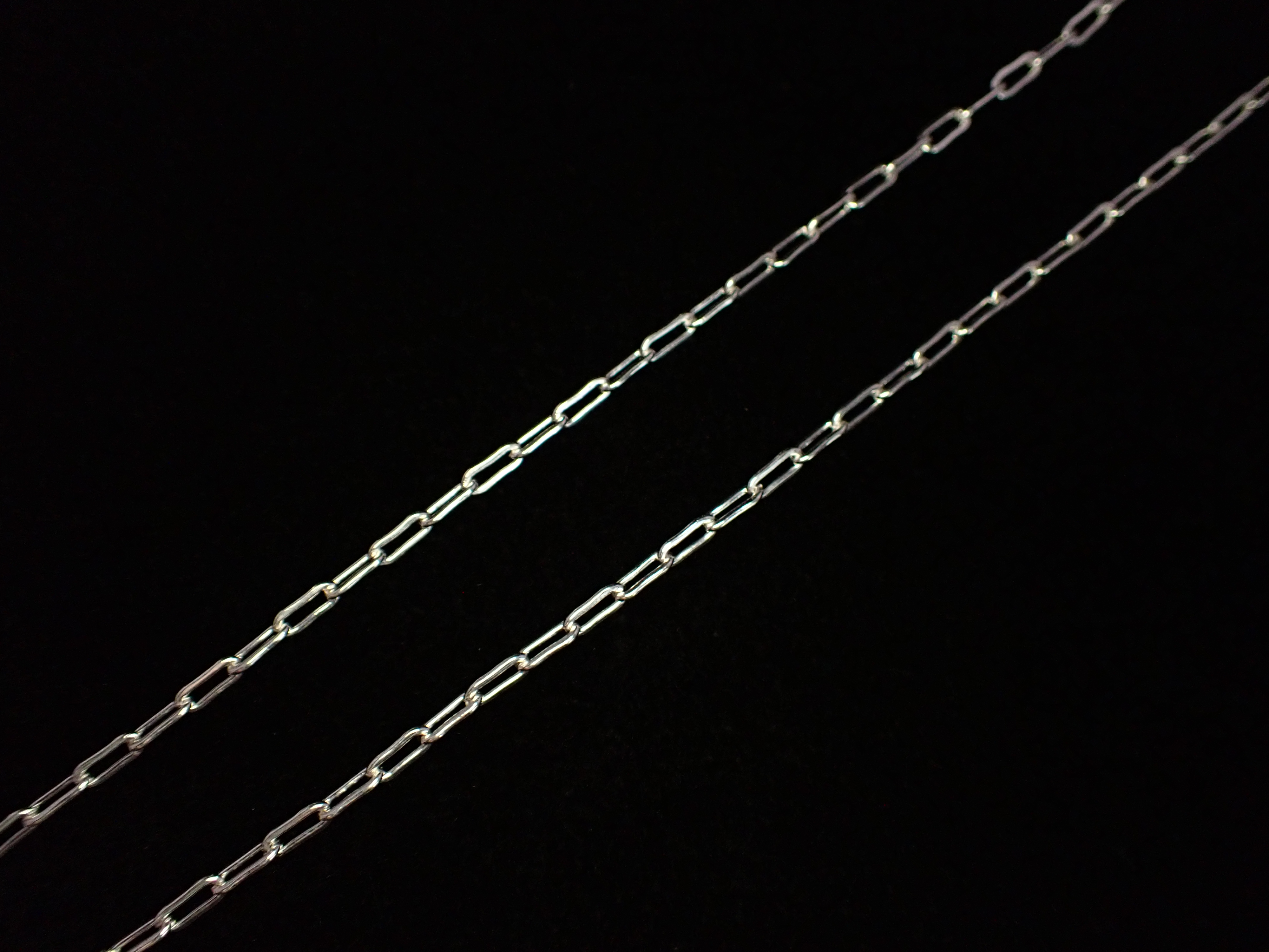 Sterling Silver Paperclip Chain