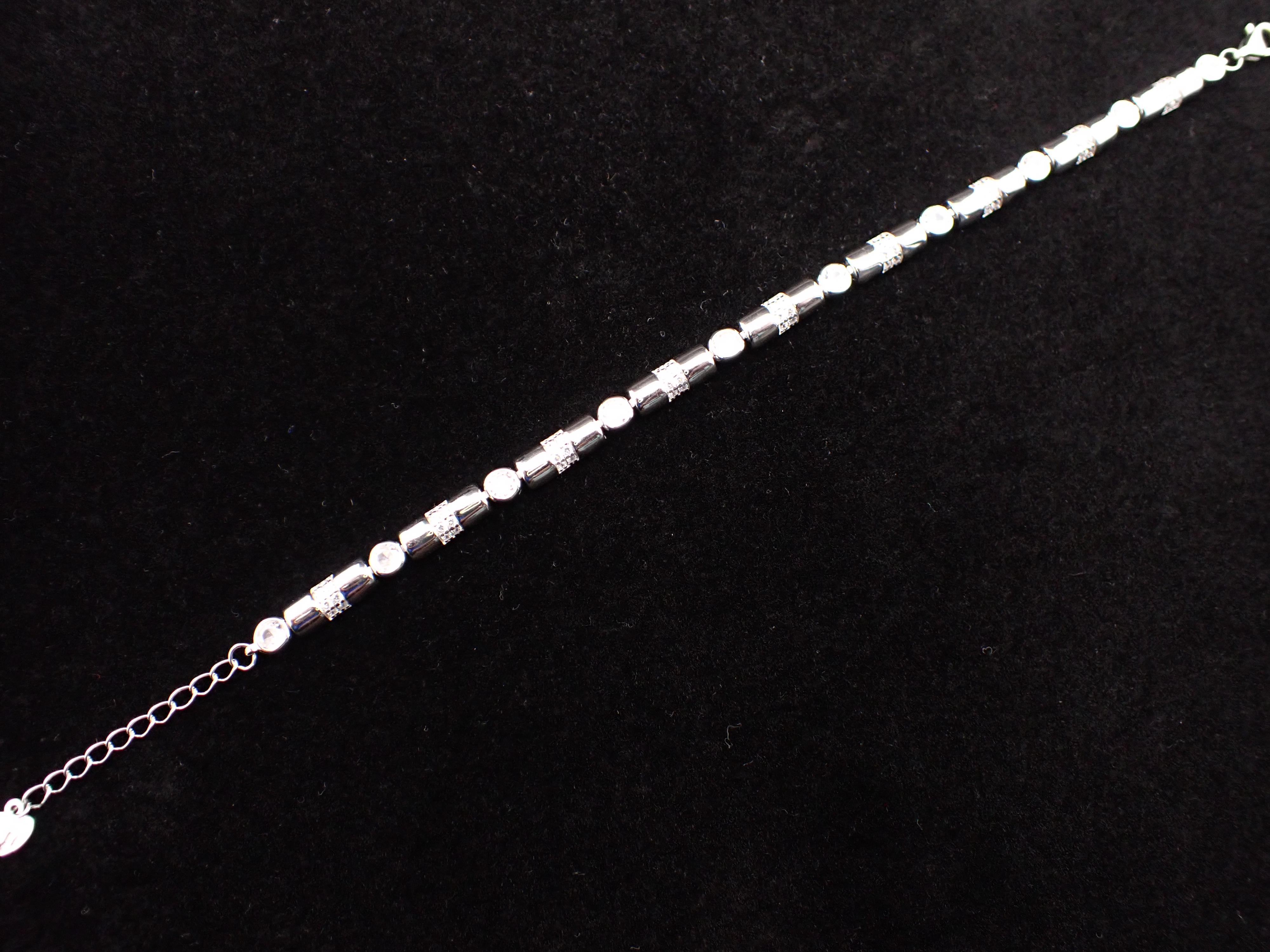 Silver Beaded Bracelet