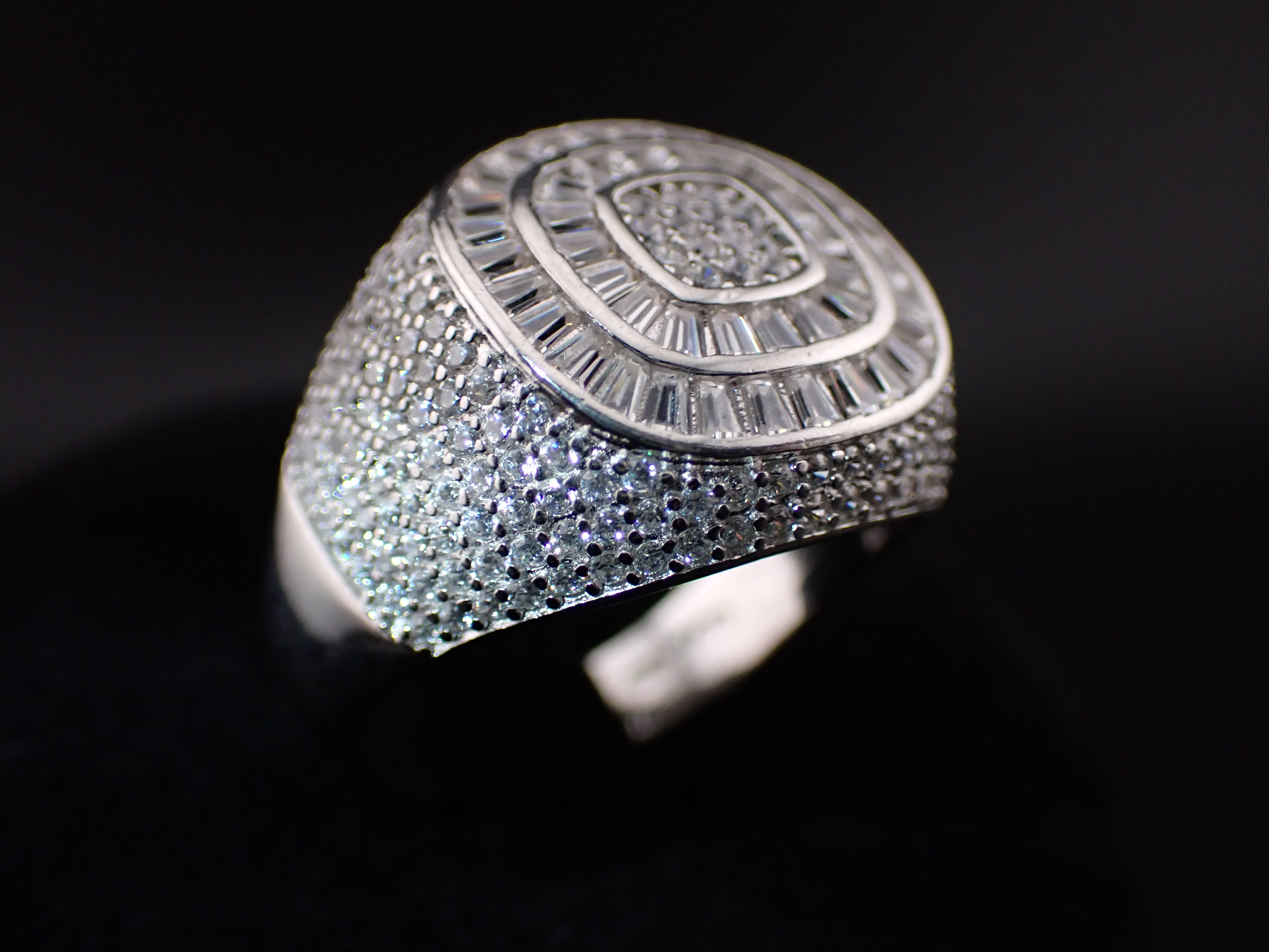 Commanding Silver Luxury Ring