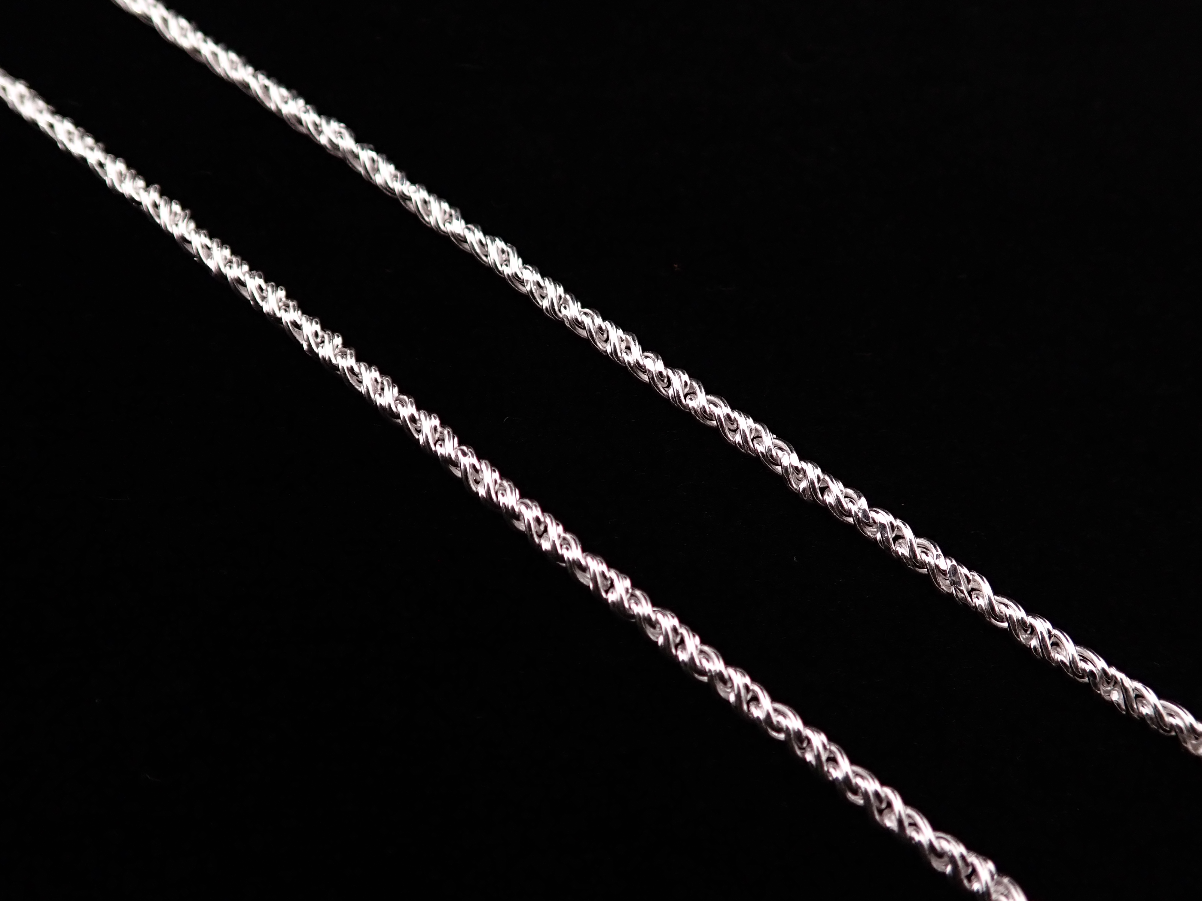 Sterling Silver Rope Chain Necklace