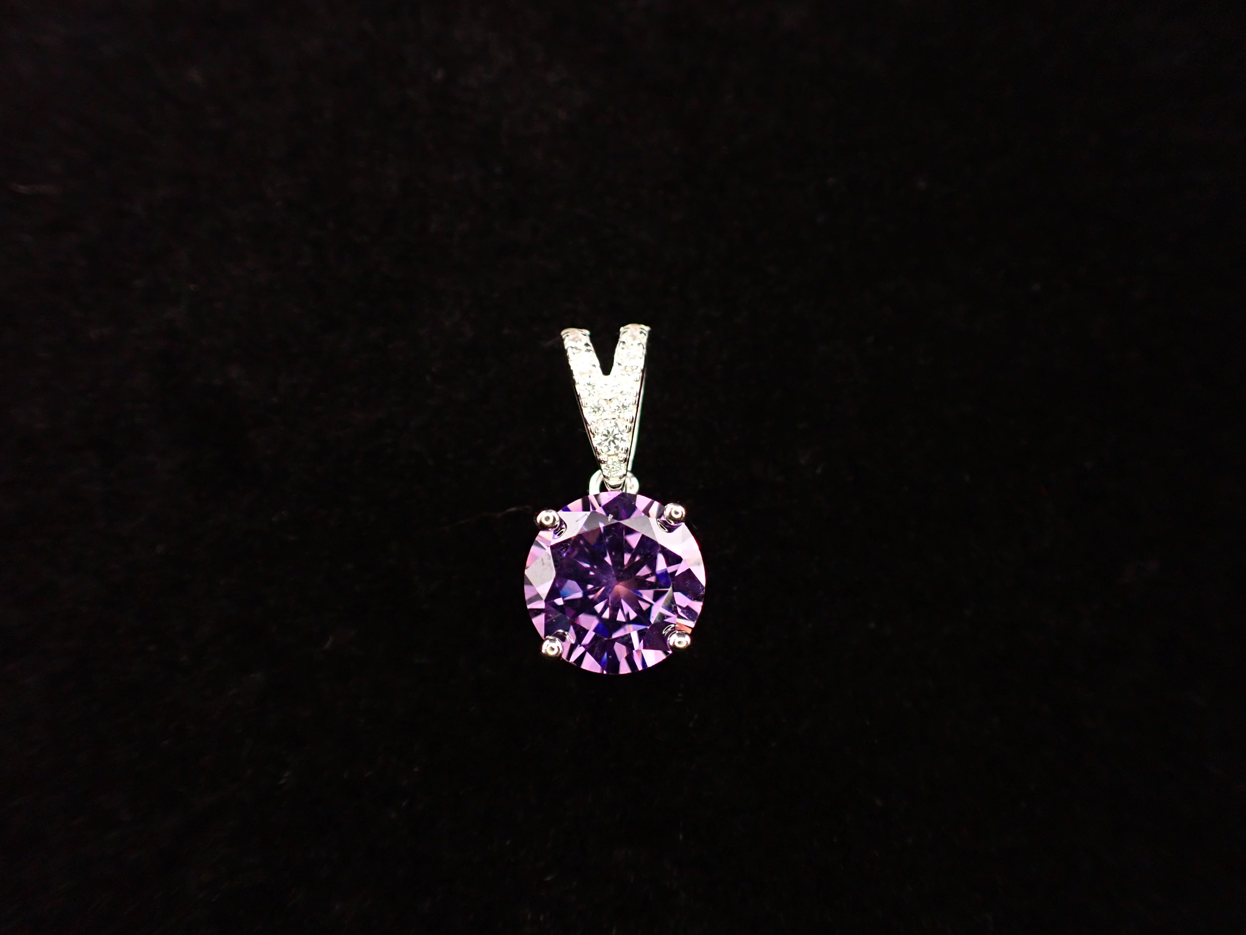 Violet Earrings and Pendant Jewellery Set