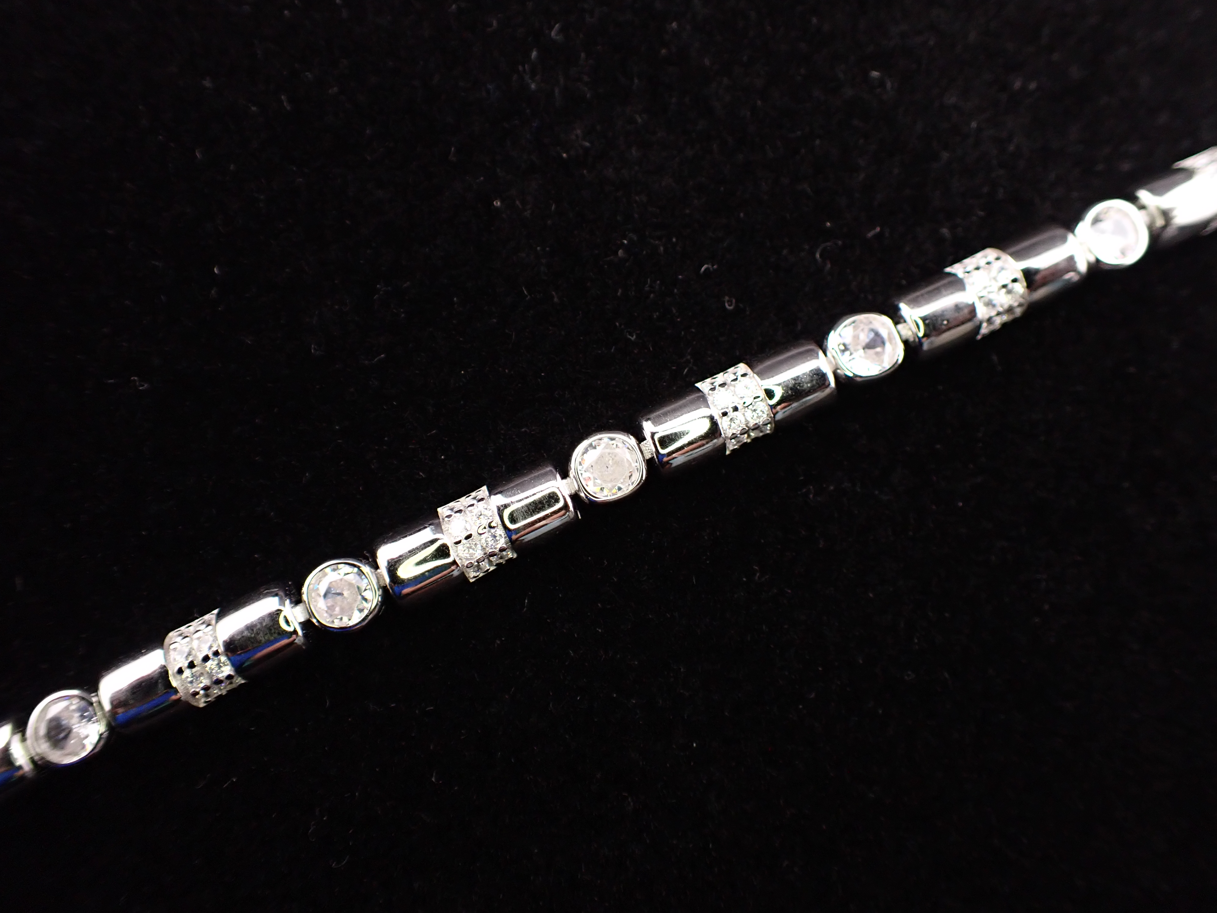 Silver Beaded Bracelet