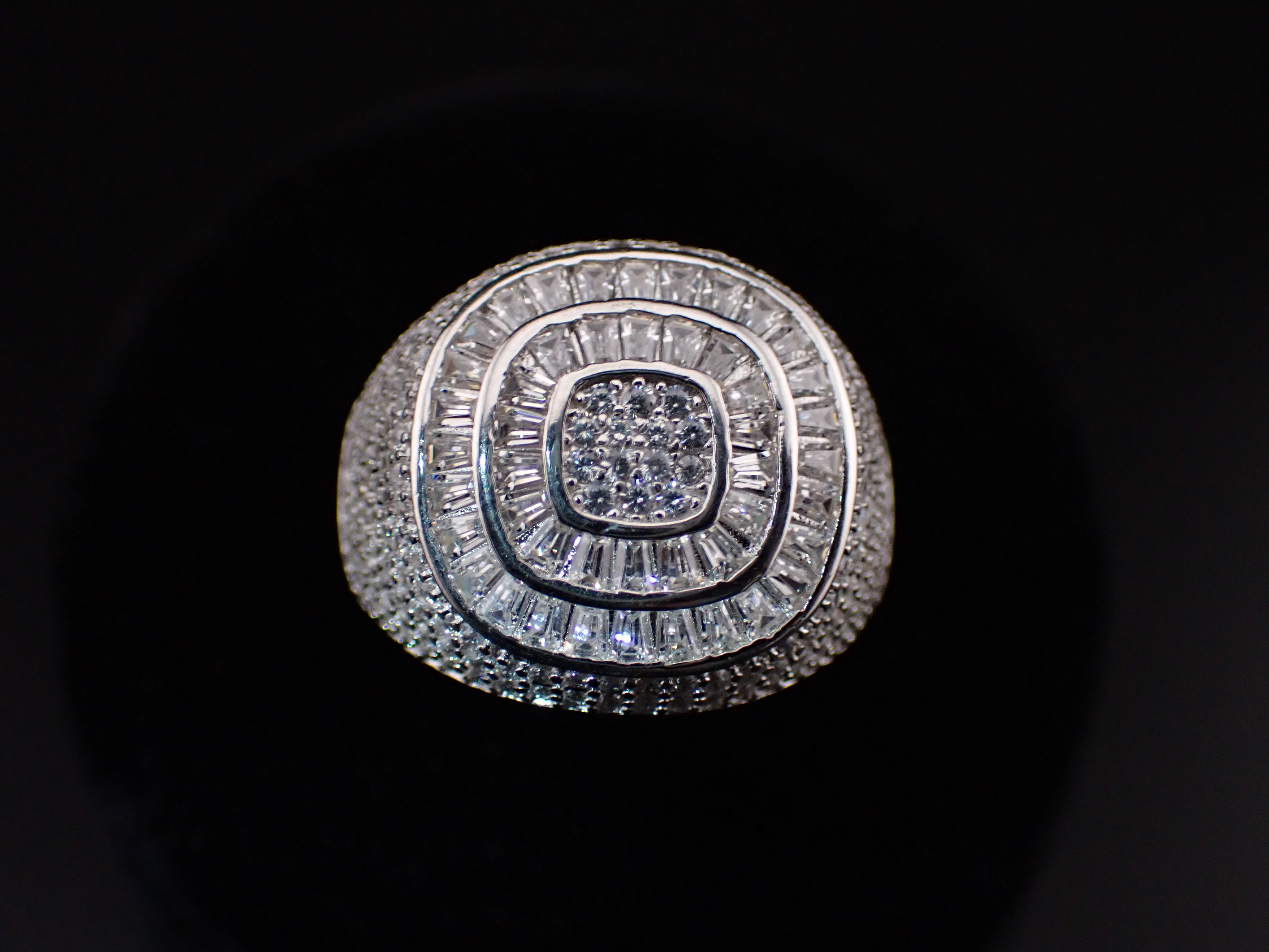 Commanding Silver Luxury Ring