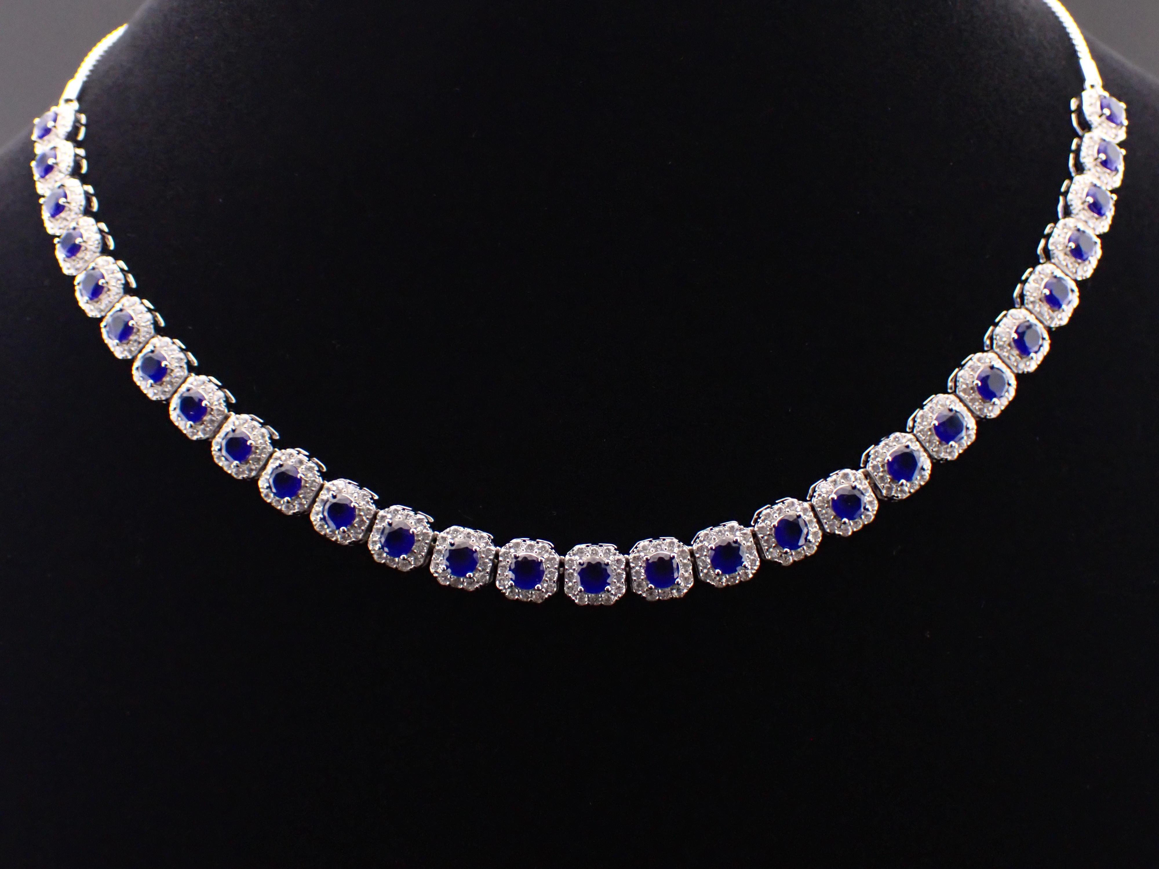 Royal Azure Necklace and Earring Set