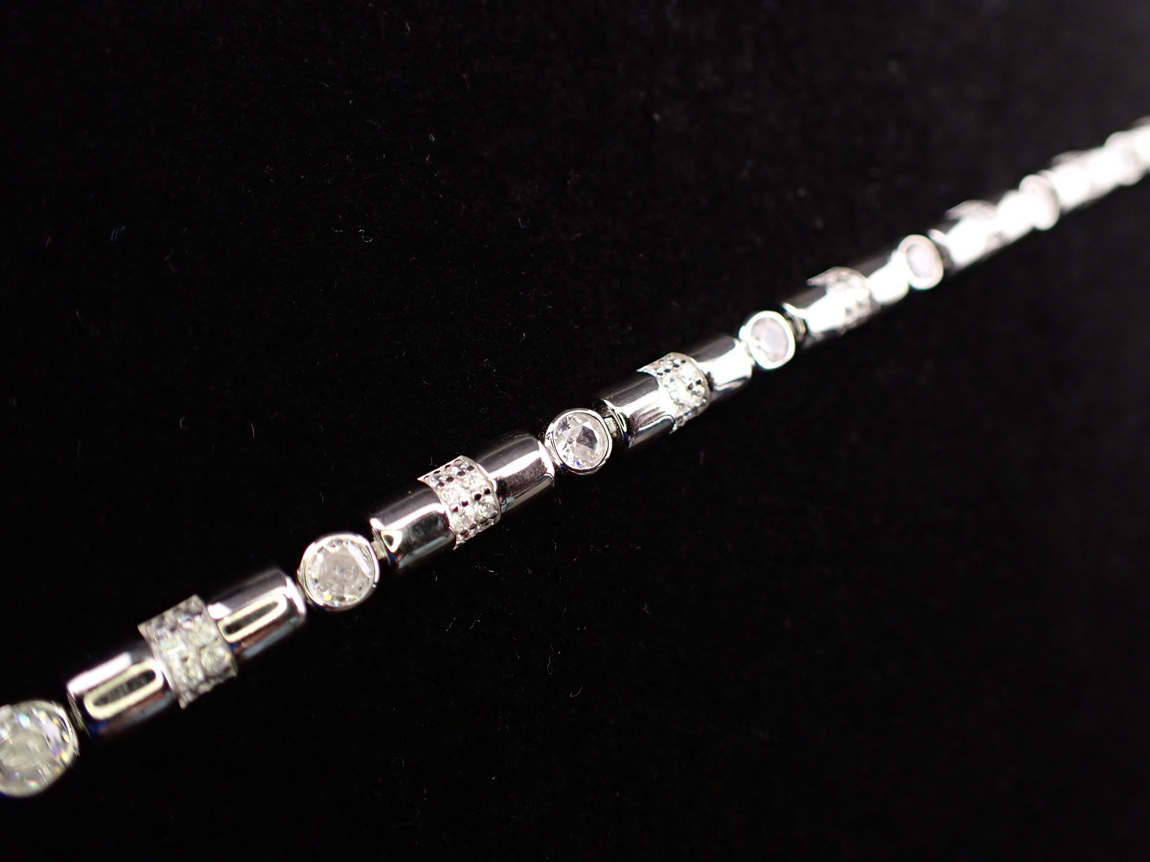 Silver Beaded Bracelet