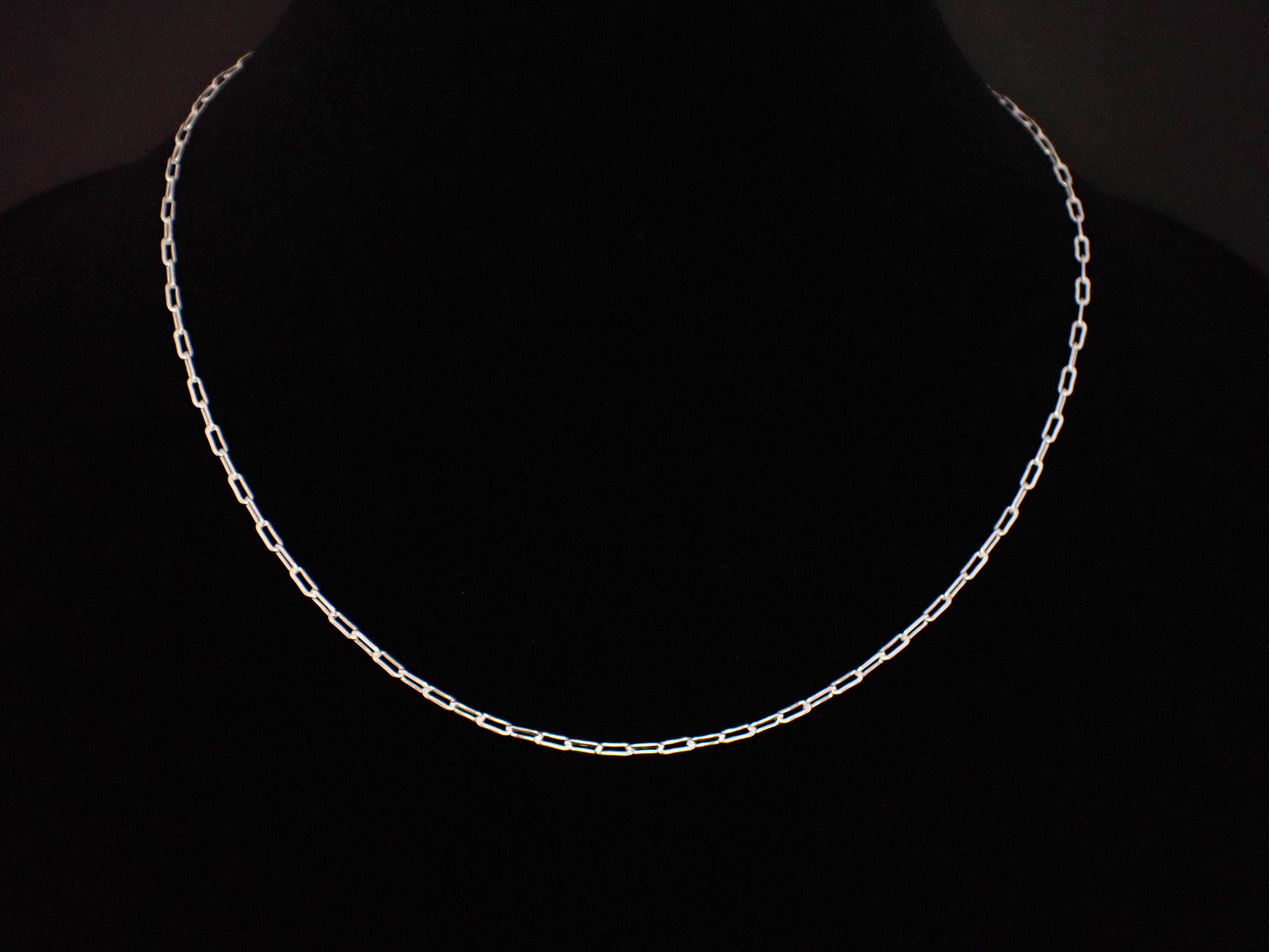Sterling Silver Paperclip Chain