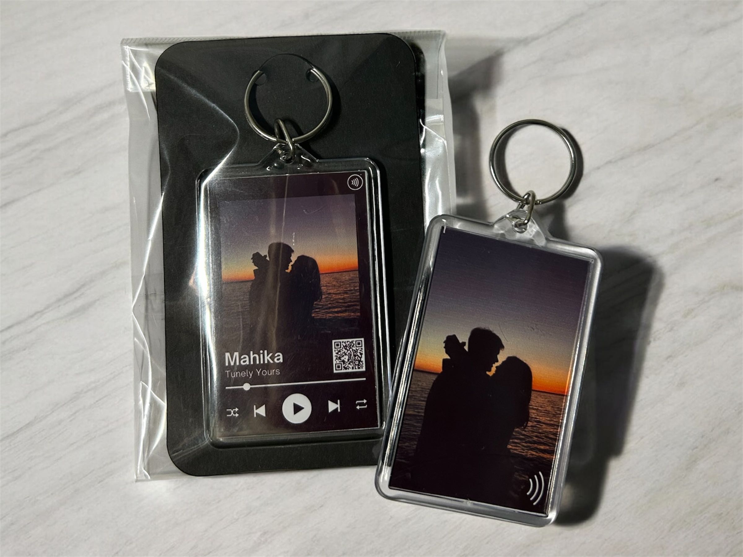 NFC Couple Keychain Set – Tunely Yours
