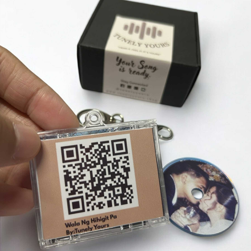Personalized NFC Mini CD Album Keychain