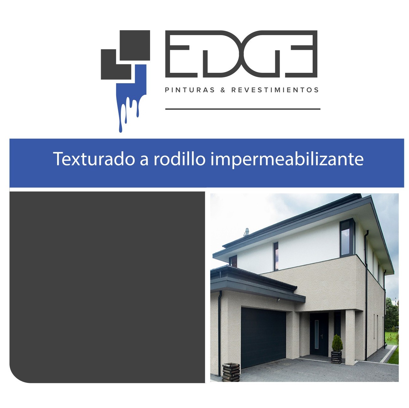 Texturado a rodillo impermeabilizante