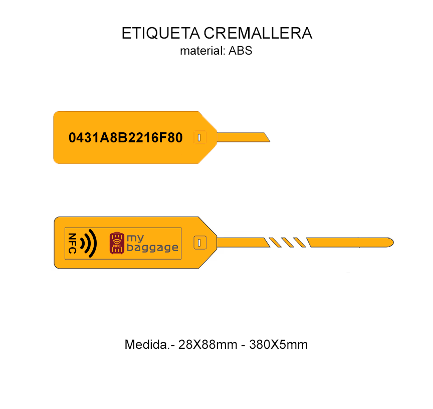 Etiqueta Cremallera