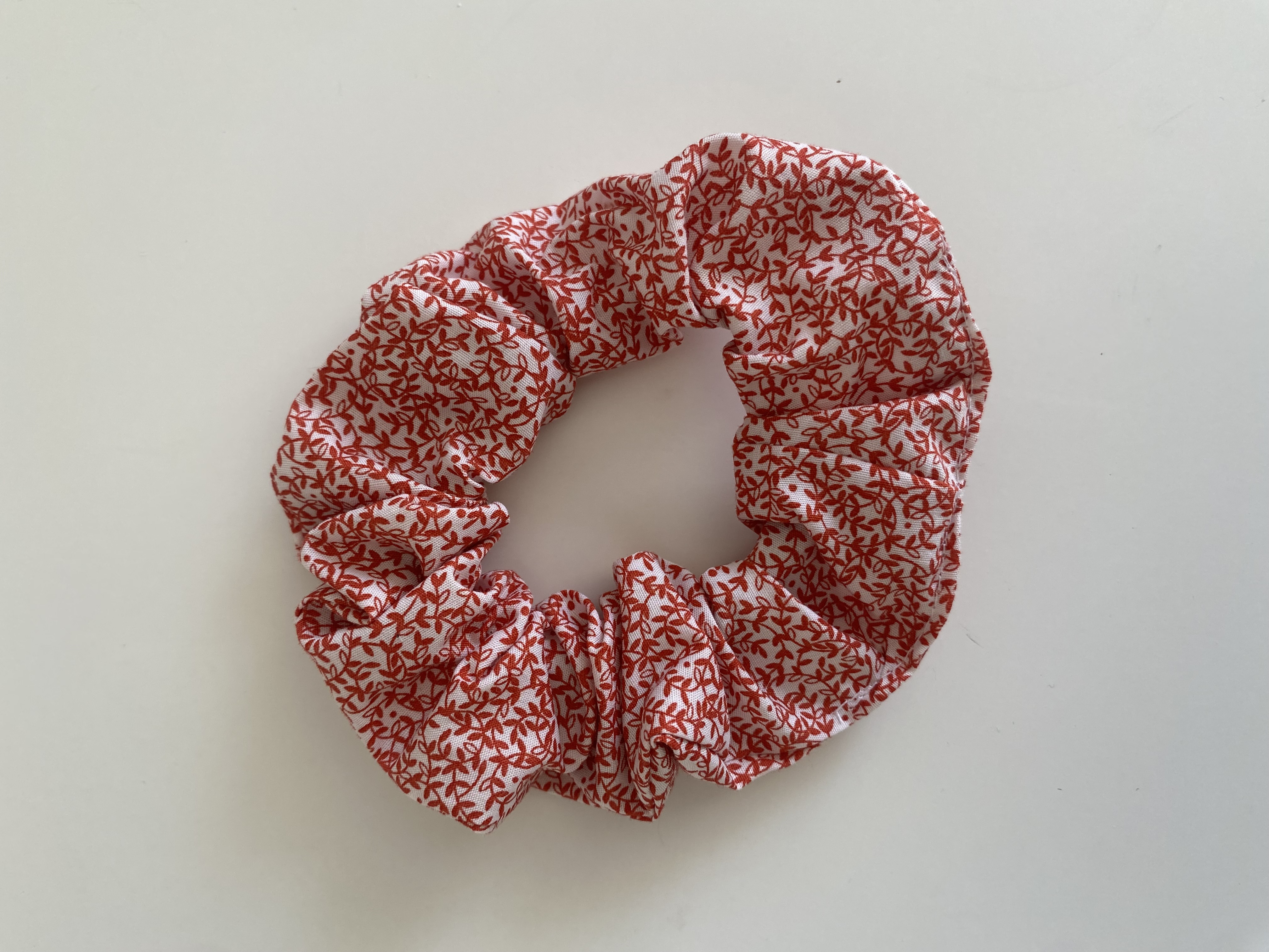 Elastique - feuilles corail