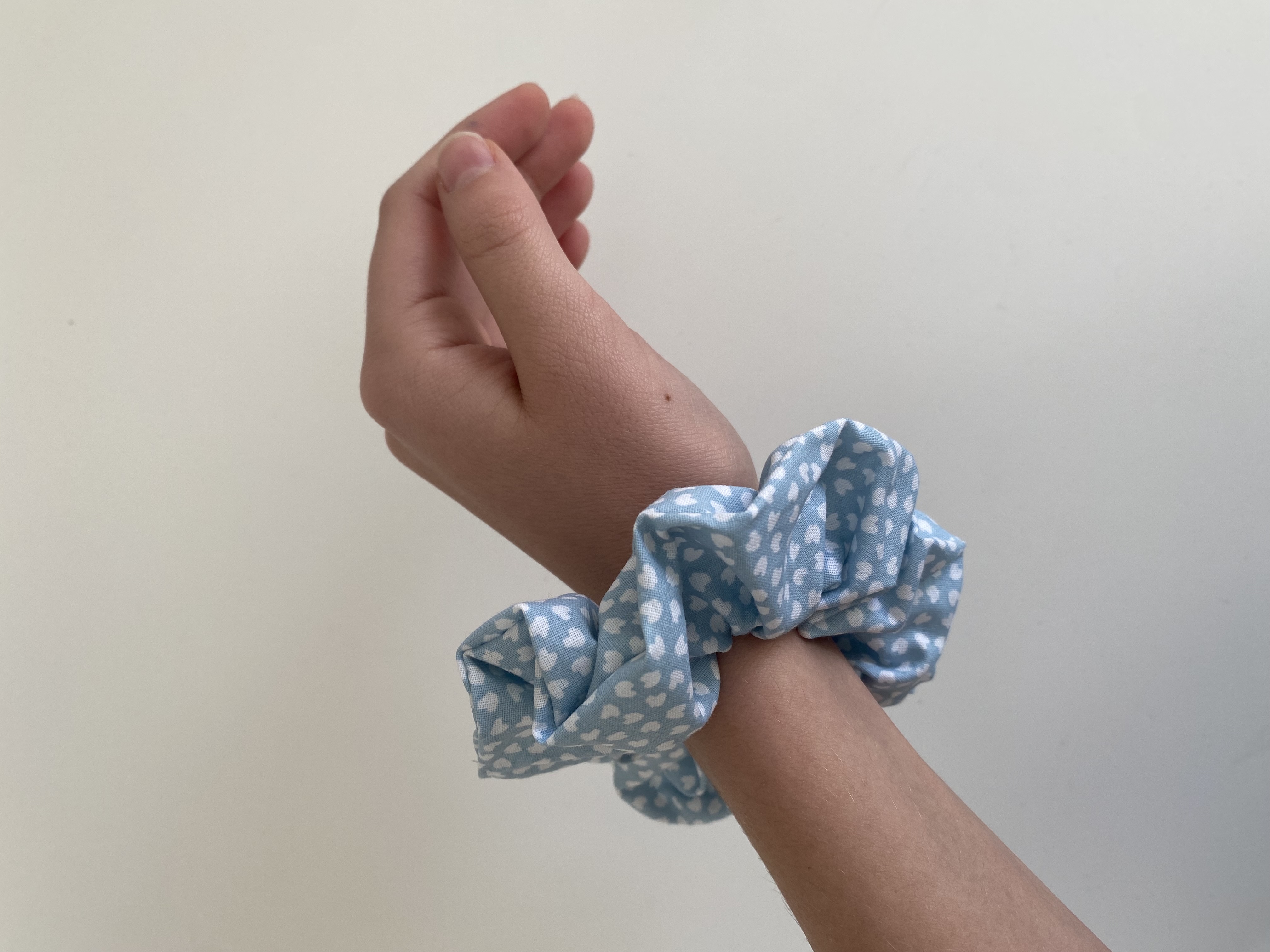 Elastique - pétale bleu