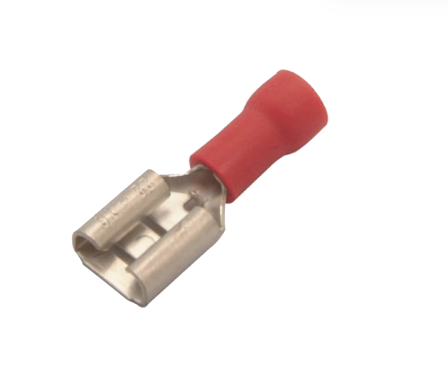TERMINAL ELECTRICA HEMBRA PREAISLADA 22-16 AWG 4.8 x 0.5 mm FDD1.25-187