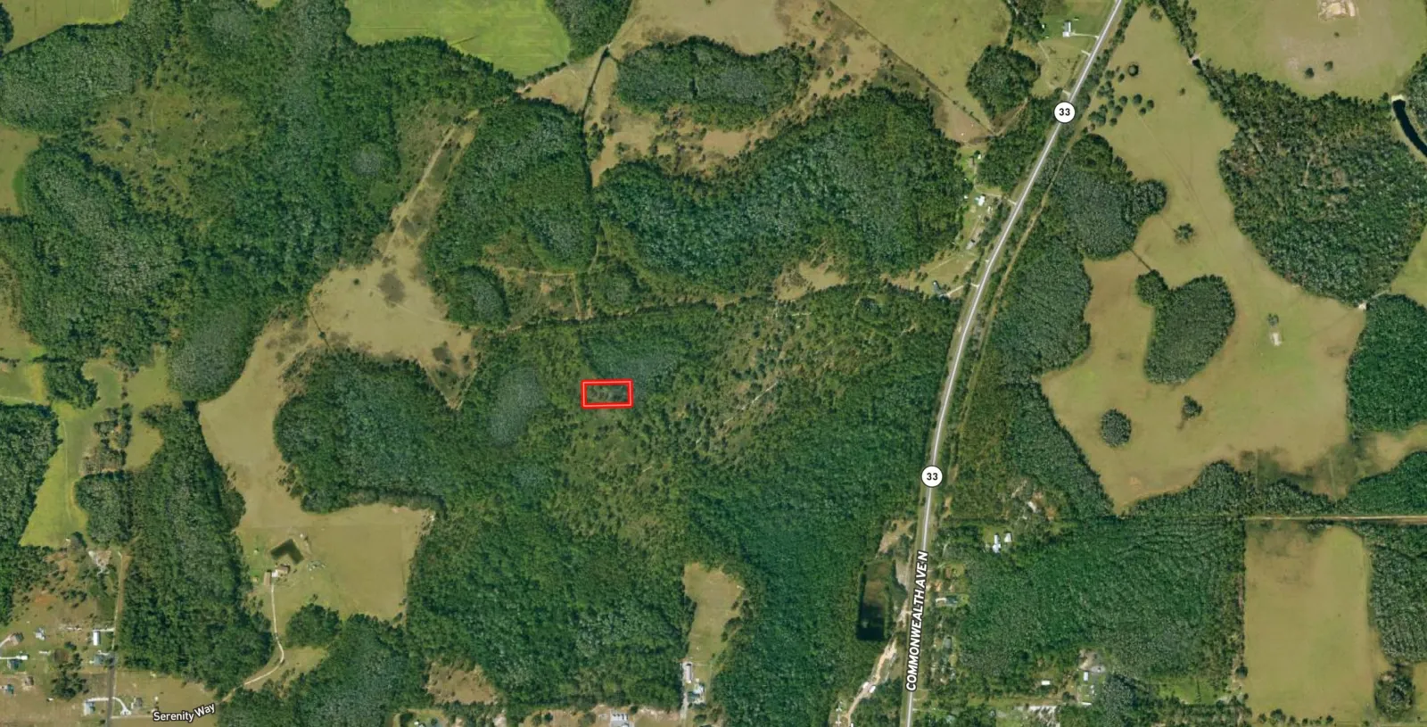 1.24 Acres for Investment or Recreation off Commonwealth Ave