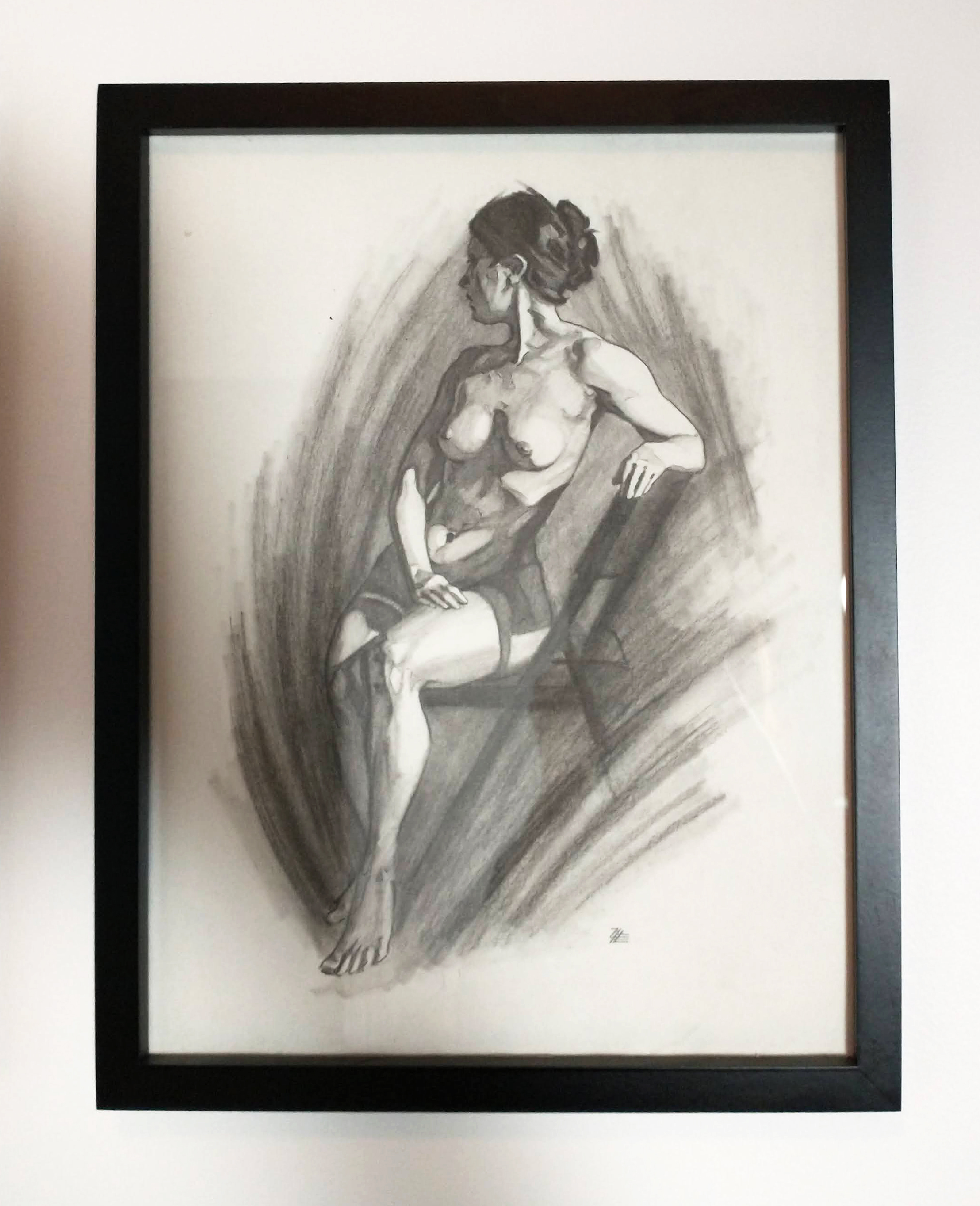 Original Figuredrawing "Seated Woman 2"