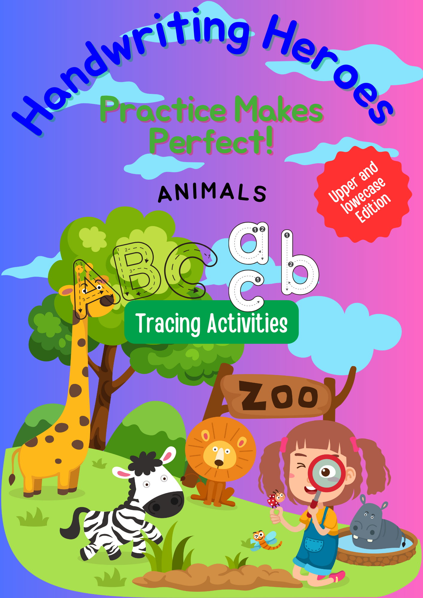 Handwriting Heroes: A Fun Numbers Tracing Book