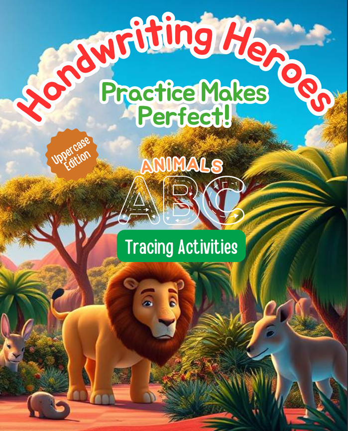 Handwriting Heroes: Trace It Right! Alphabet & Number Practice for Kids
