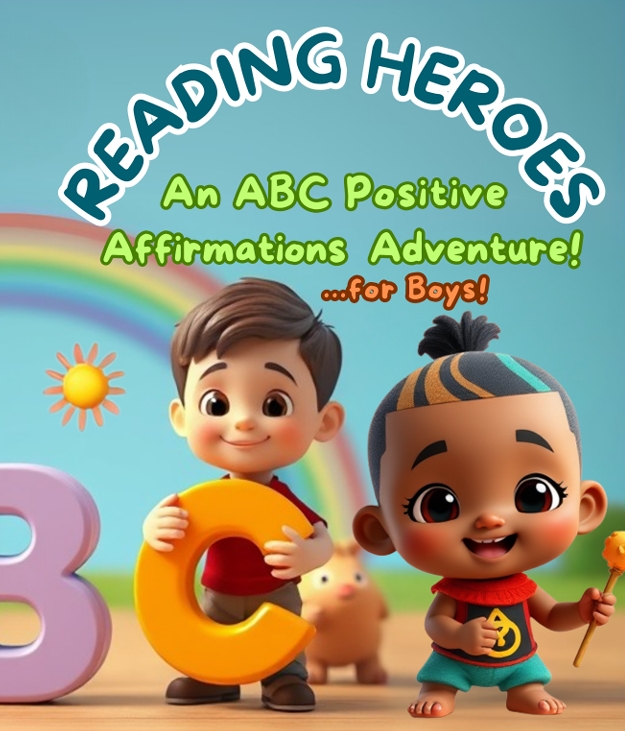 Reading Heroes: An ABC positive affirmations adventure for boys!