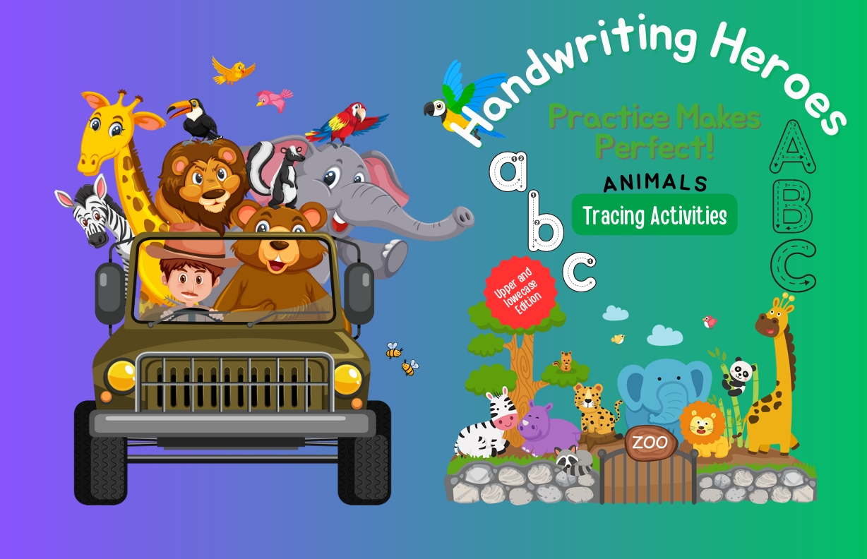 Handwriting Heroes: A Fun Numbers Tracing Book