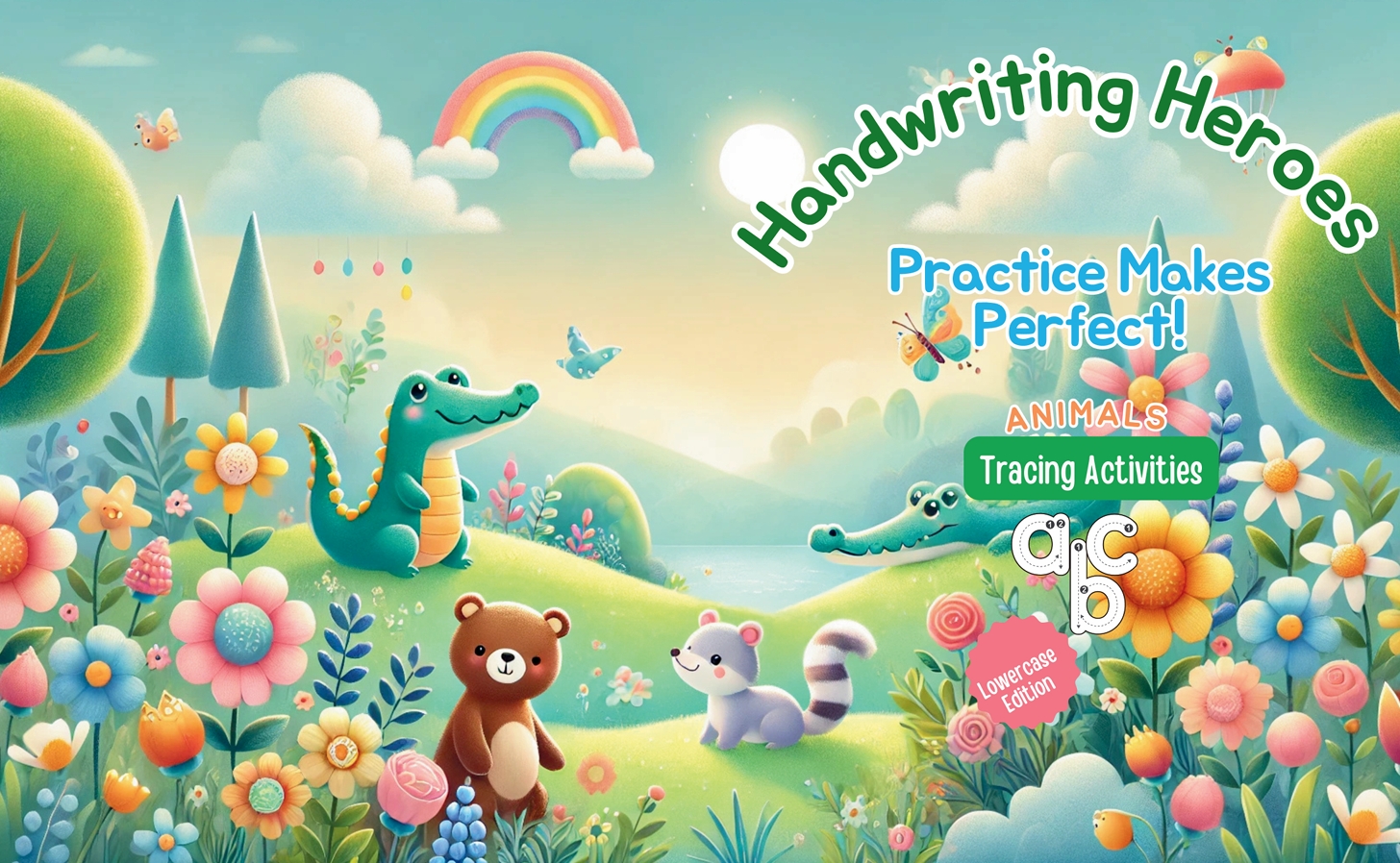 Handwriting Heroes: Animal Adventures with Little Letters