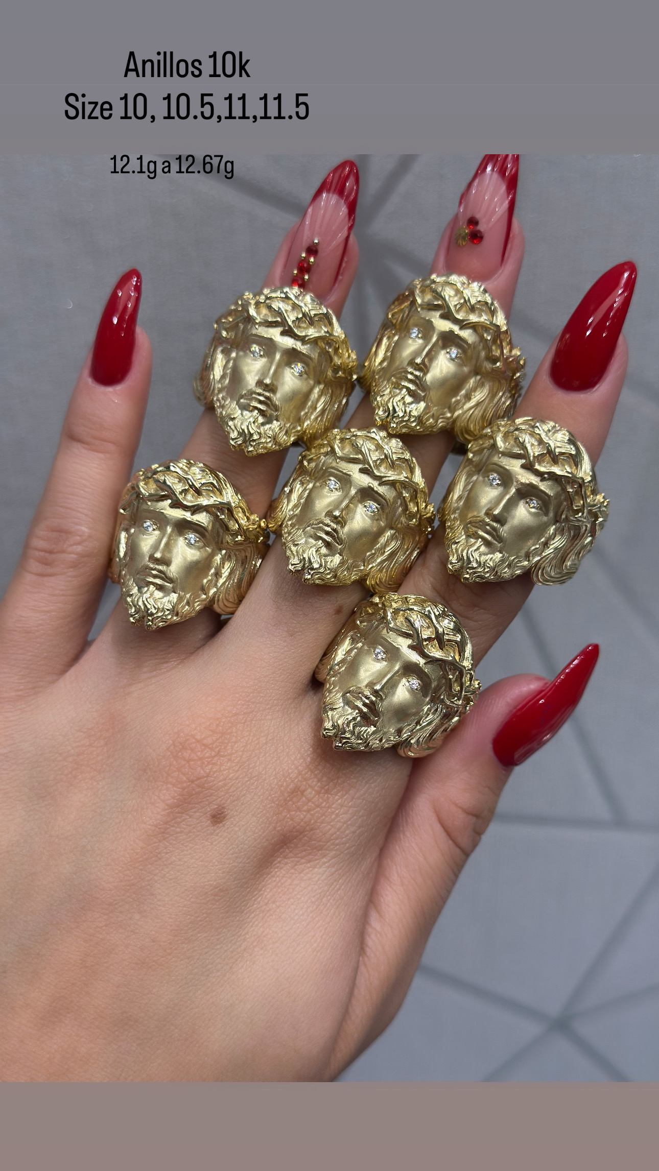Anillos de oro 10k