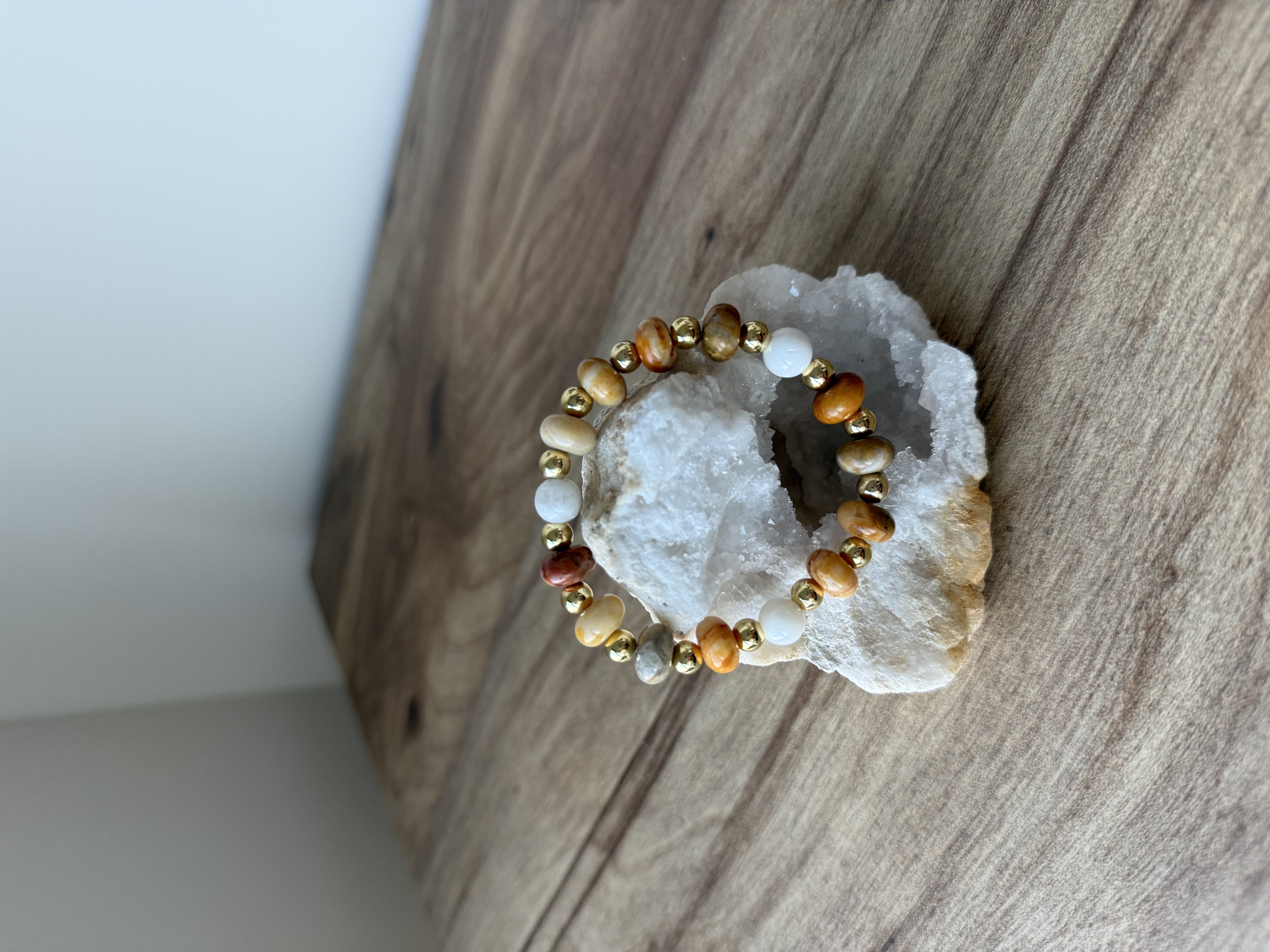 Crazy Lace Agate 14k Gold Fill Single 
