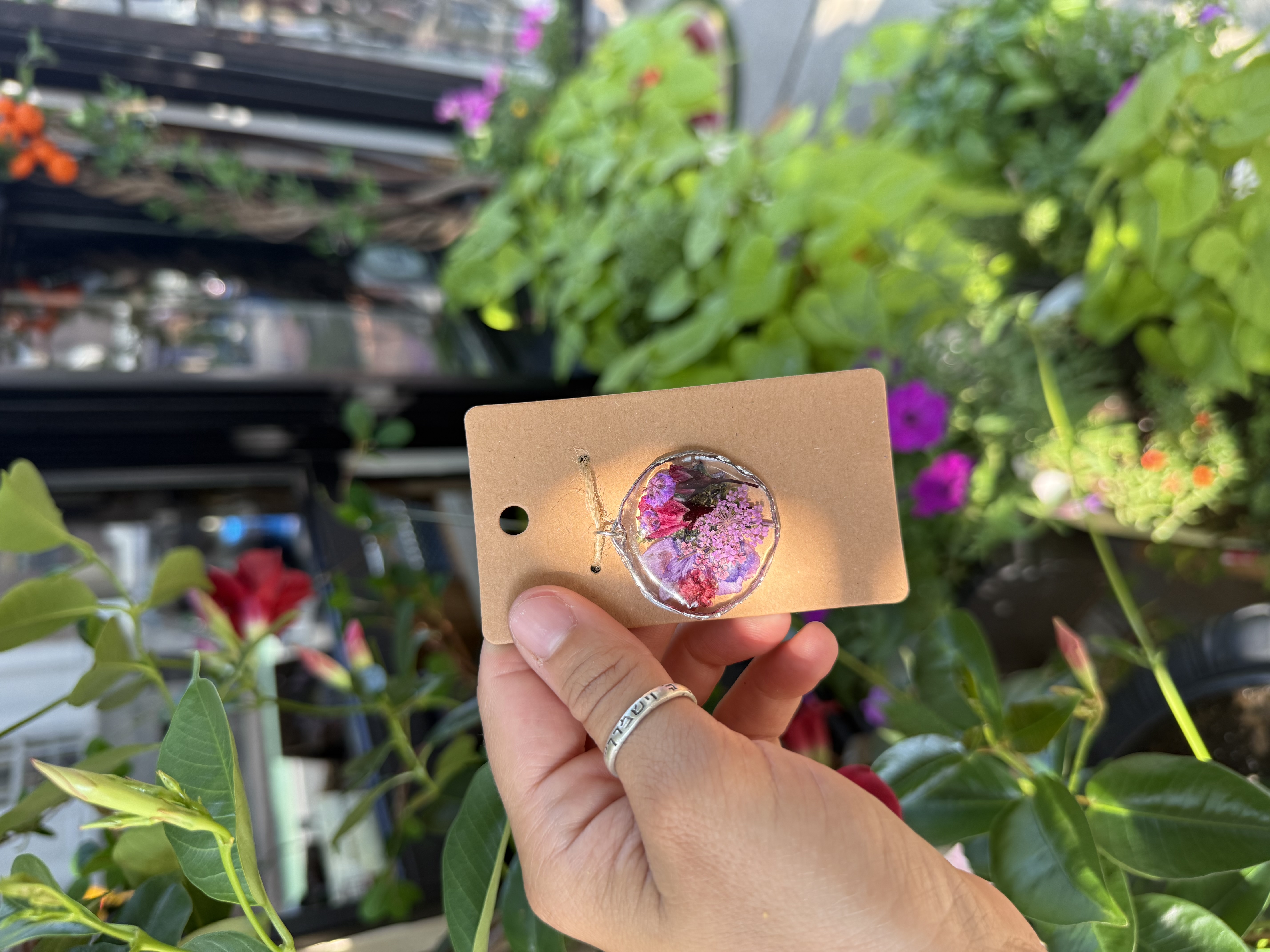 Violet Daydream Reversible Pendant 