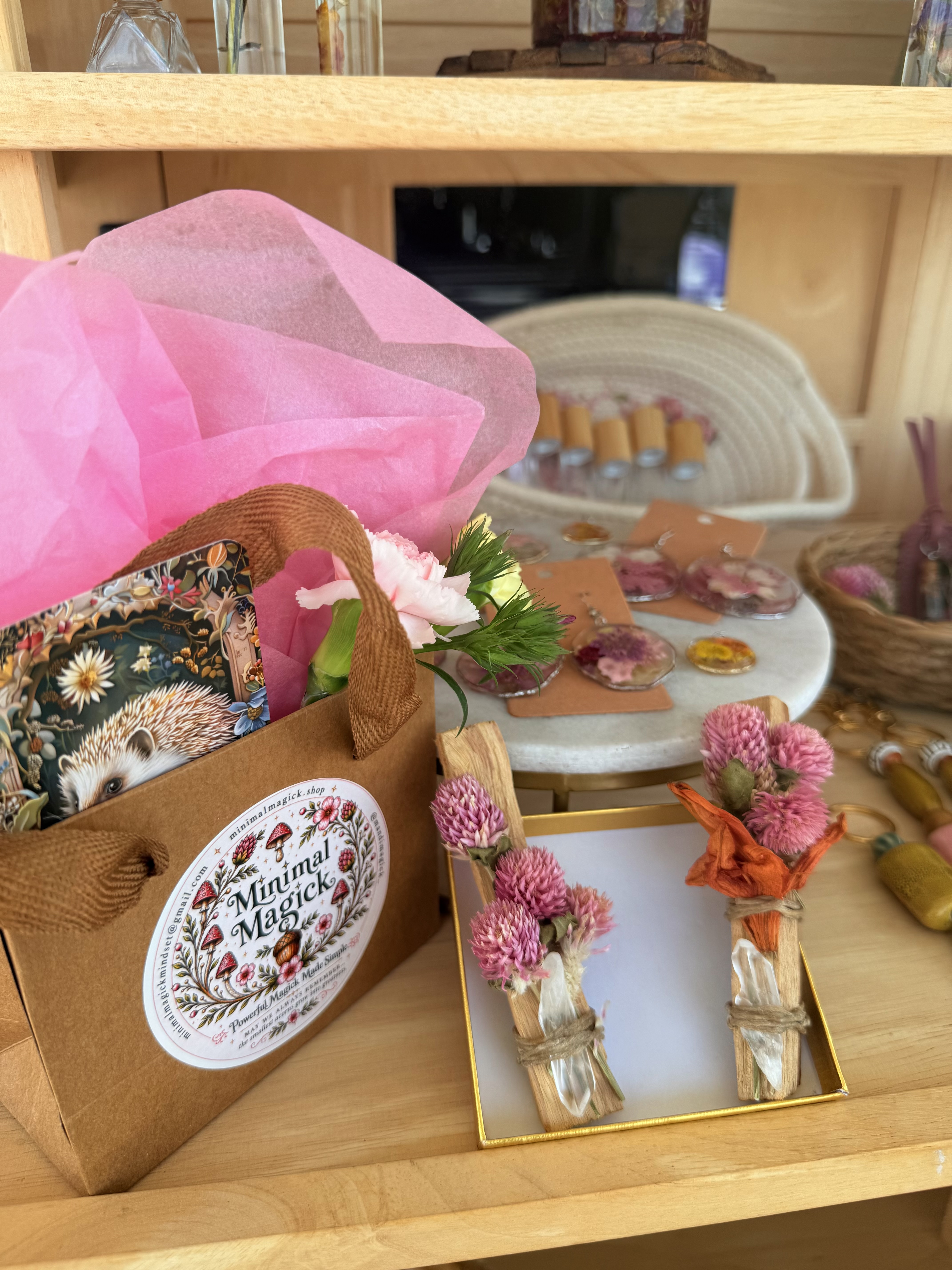 Botanical Crystal Palo Santo Bundles