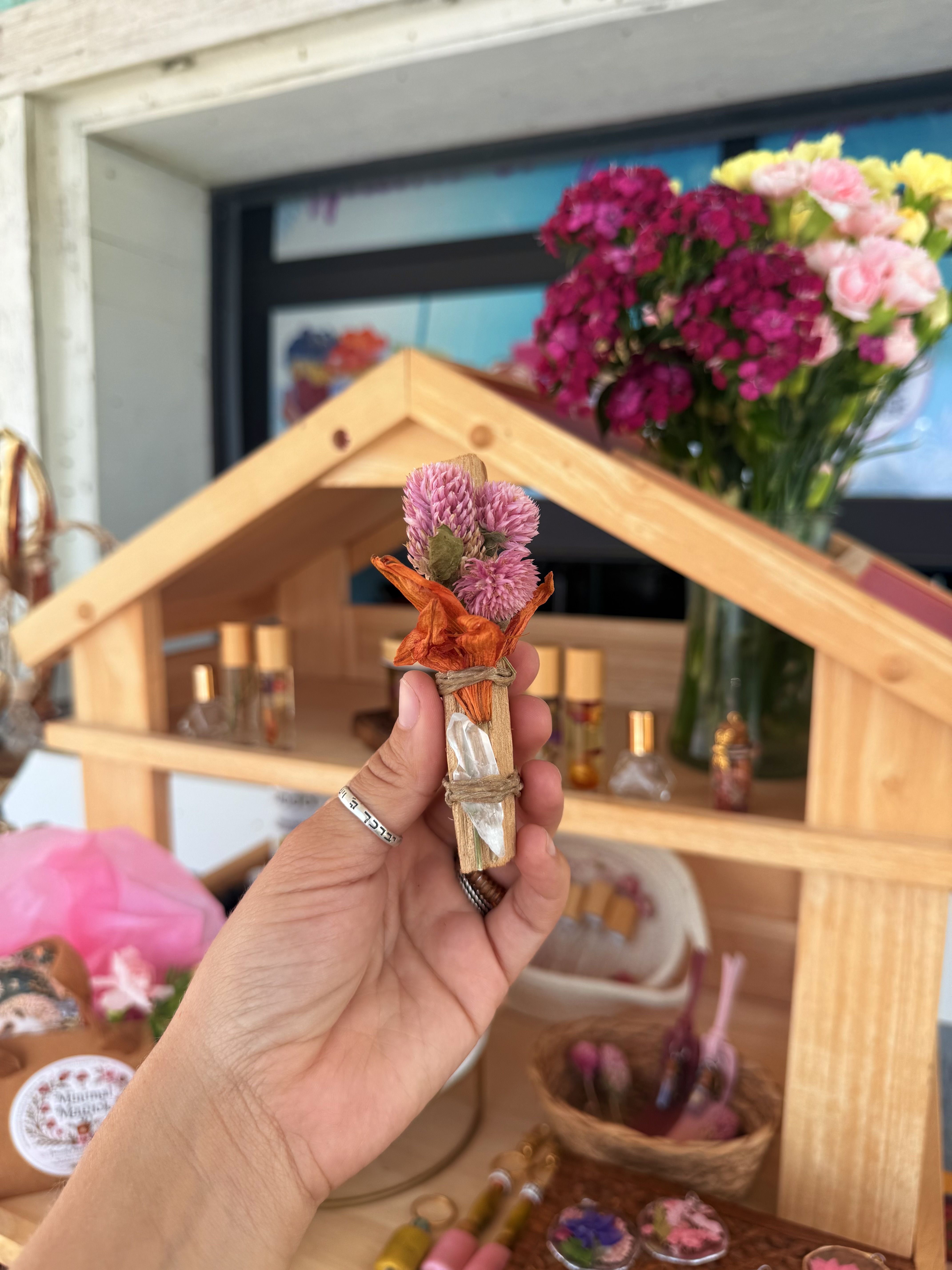 Botanical Crystal Palo Santo Bundles