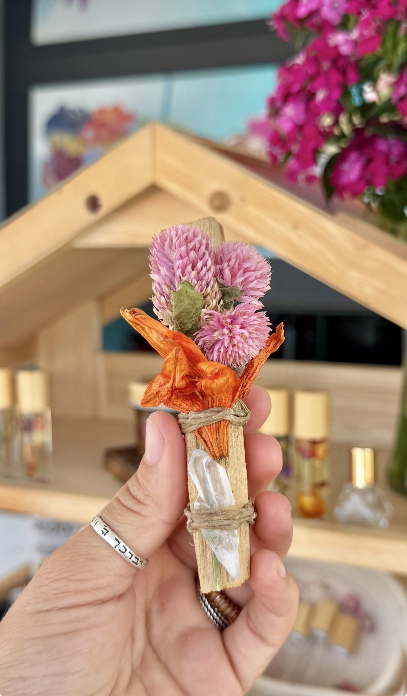 Botanical Crystal Palo Santo Bundles