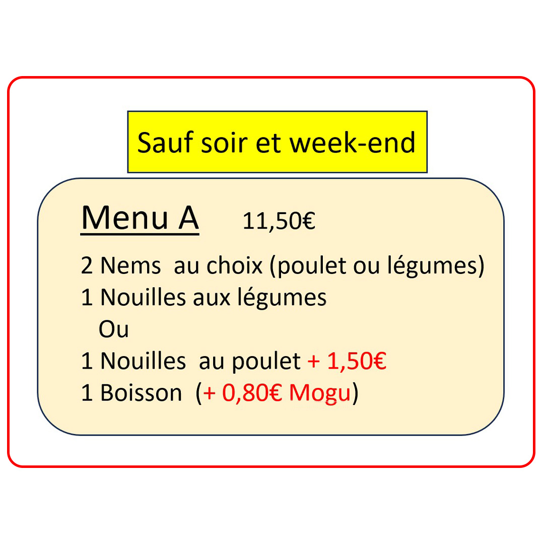Menu A