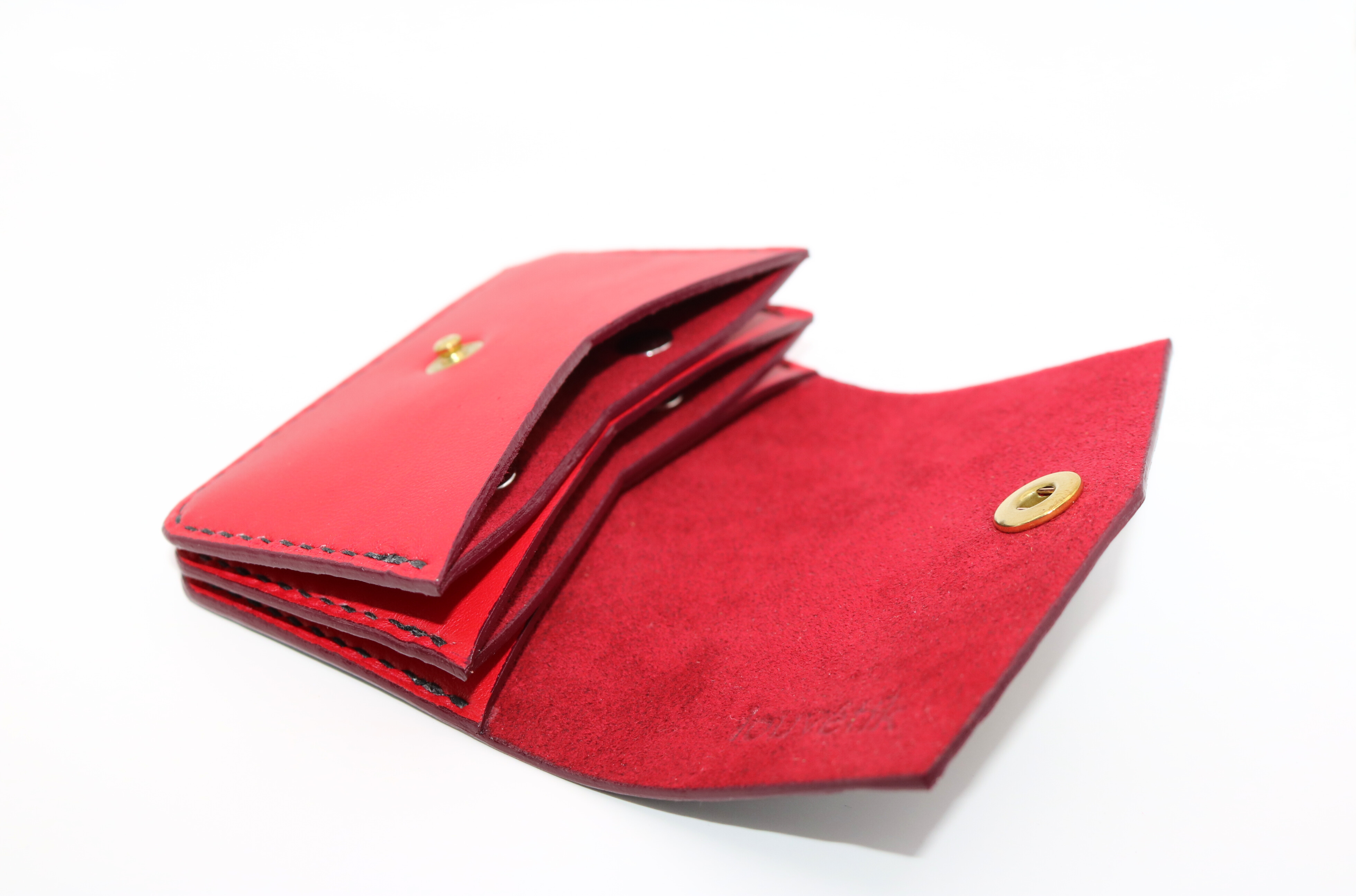 Porte carte et Monnaie - Cash Cash Baby - Noir & Rouge