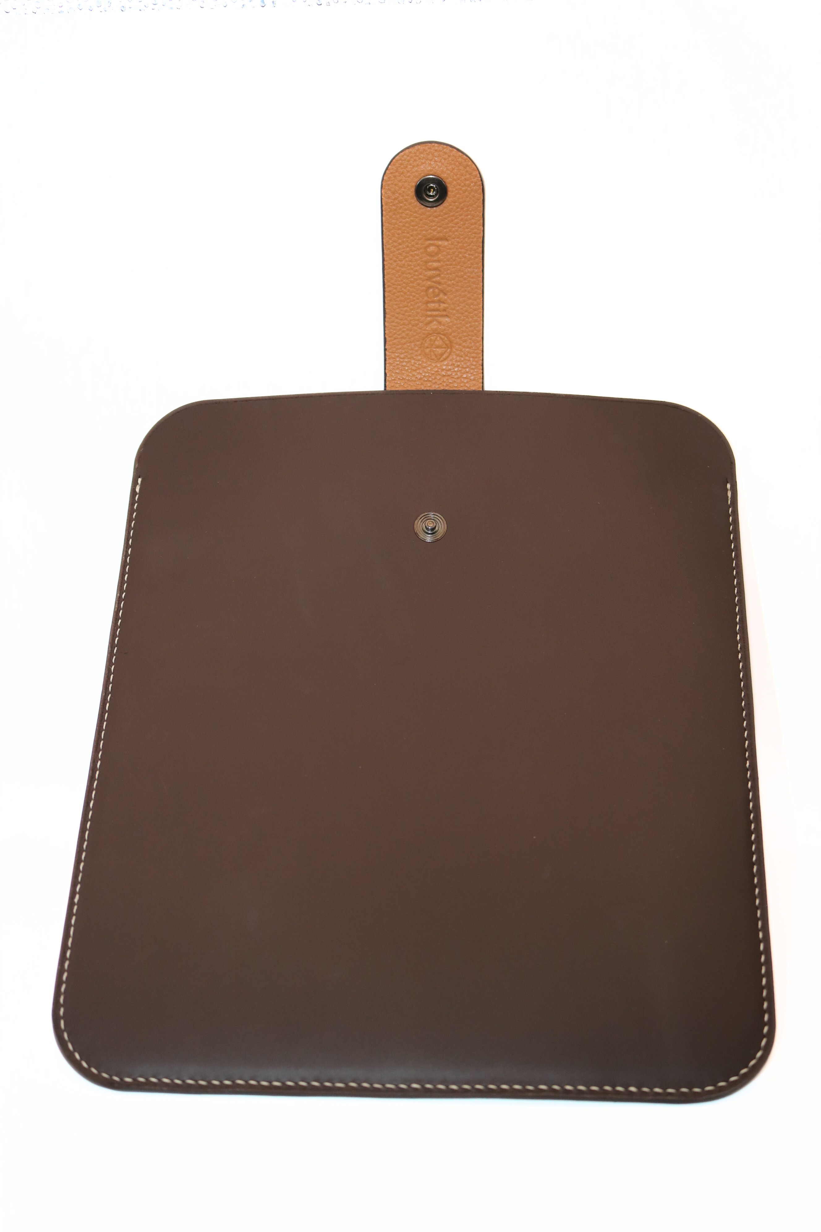 Pochette - Keep Calm & Safe - Marron