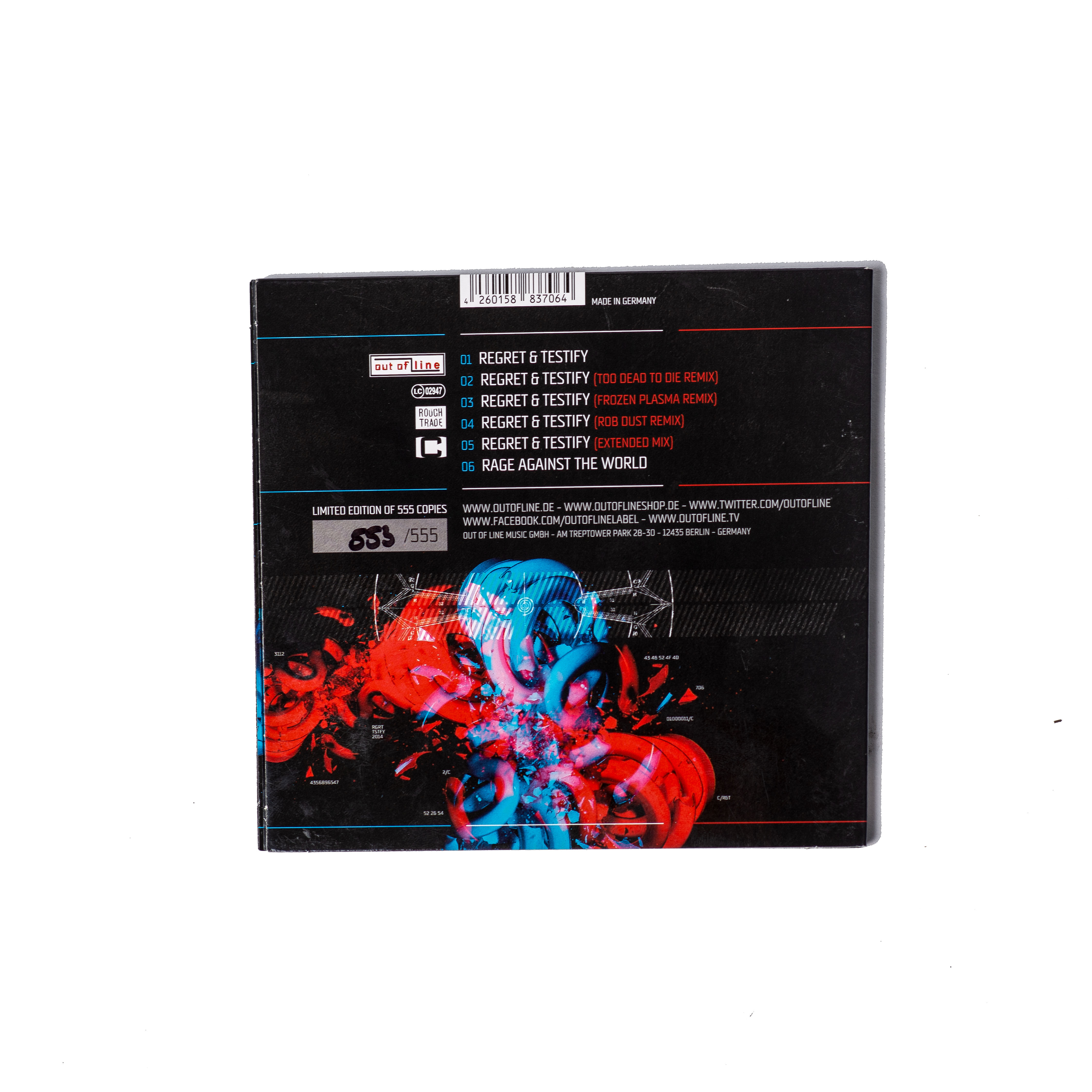 CD - Regret and Testify (Limited Edition)