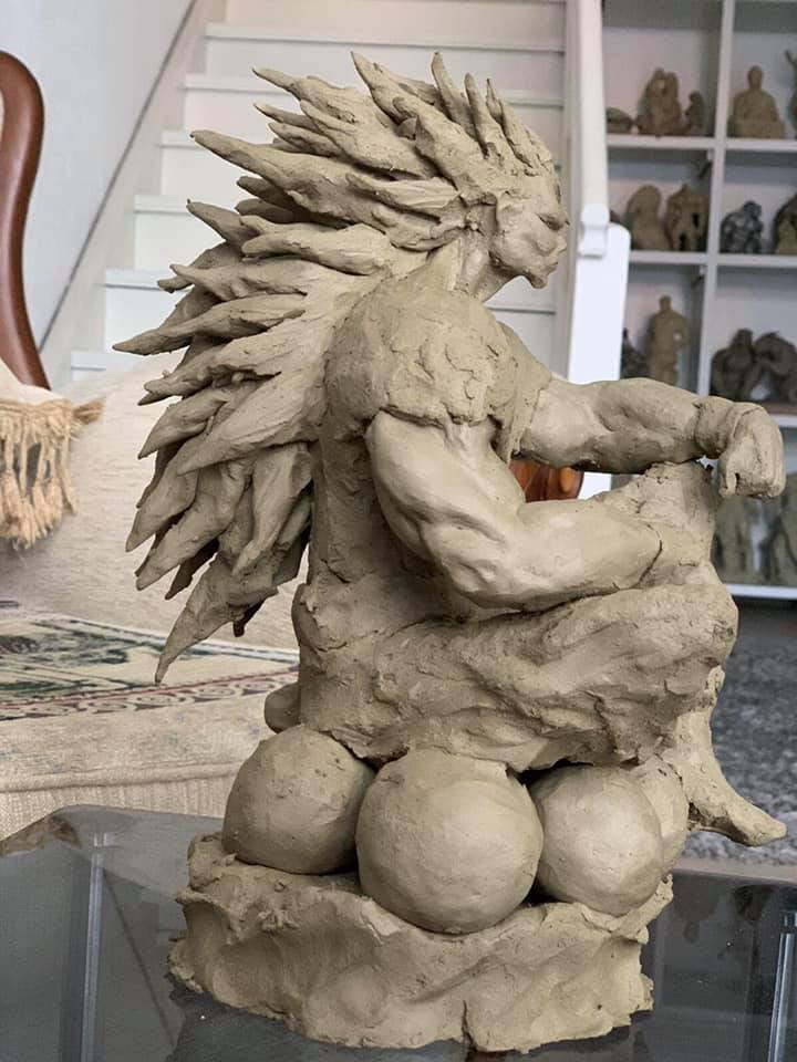 Handcrafted Clay Sculpture