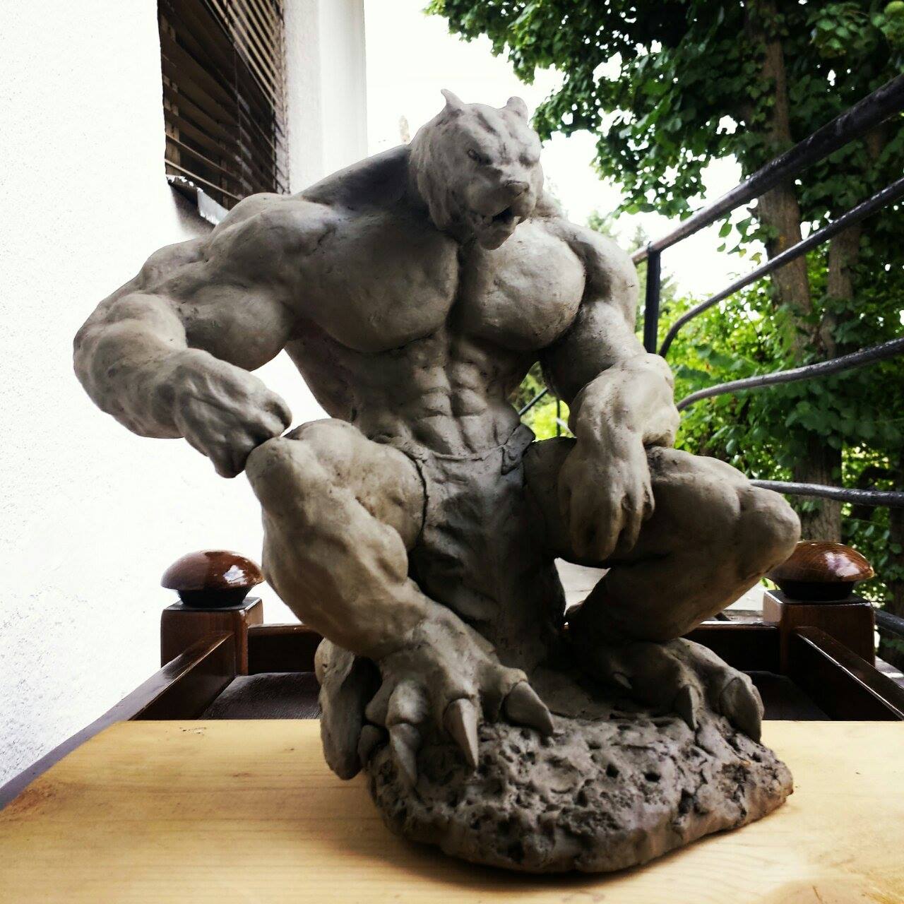 Fantasy Creature Sculpture
