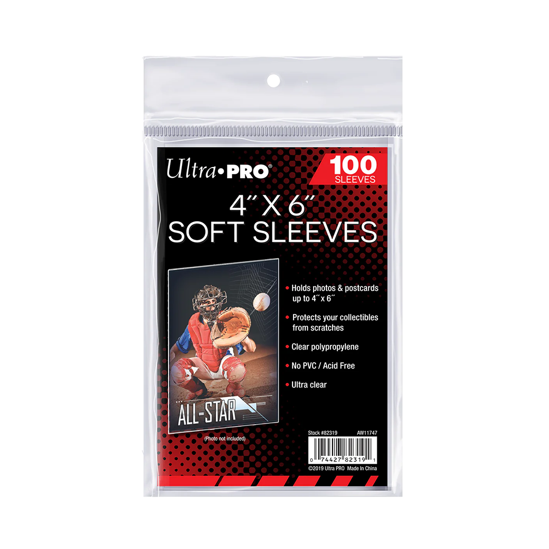 Ultra Pro - 4x6 Soft Sleeves