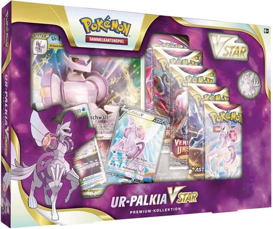Pokémon TCG: Ur-Palkia VStar & Ur-Dialga VStar - Premium Kollektion (DE)