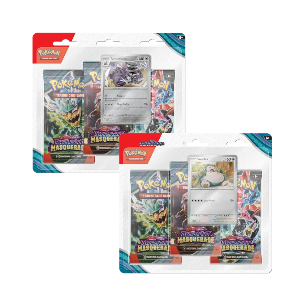 Pokémon TCG: Twilight Masquerade - 3er Blister (EN)